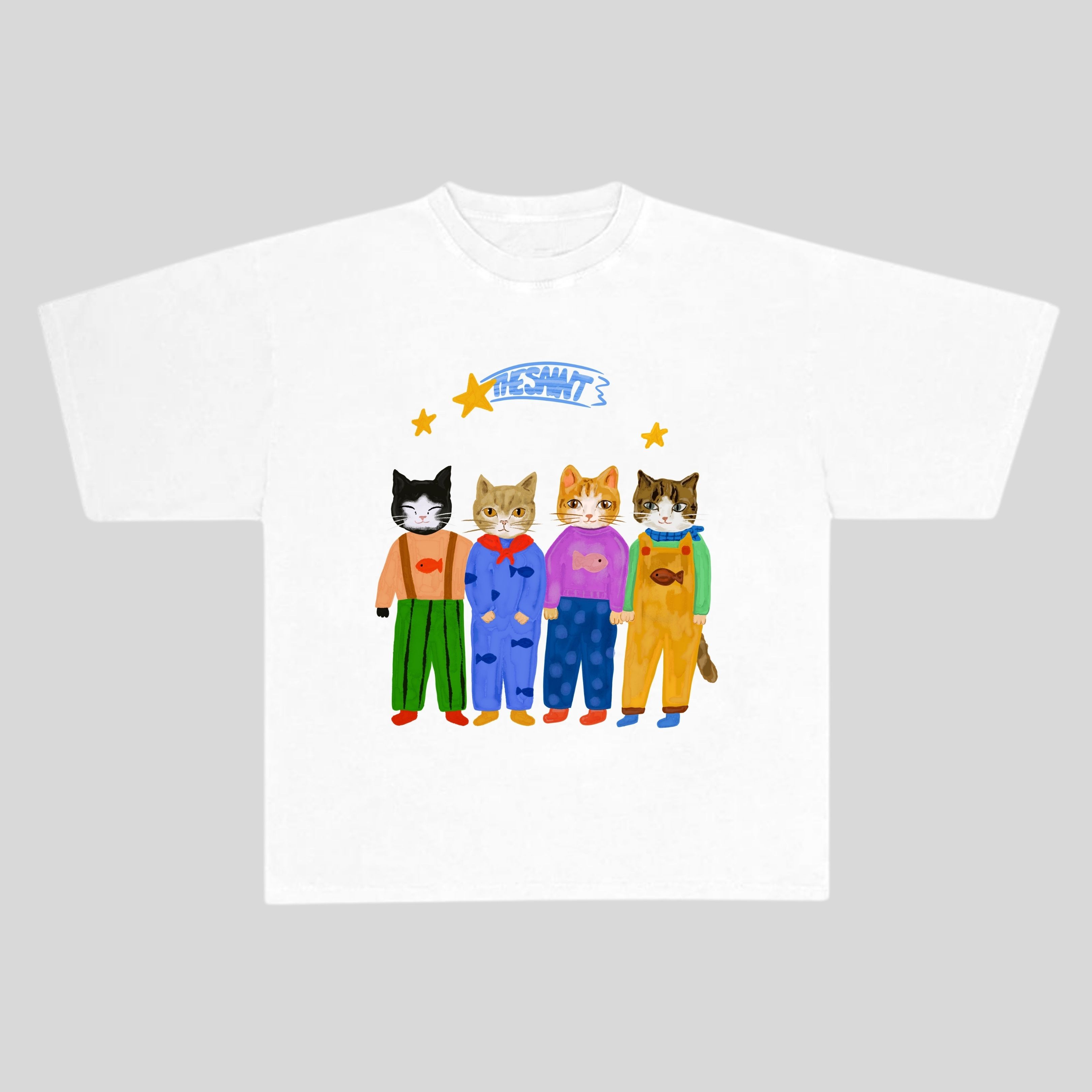 Cat Crew Oversize T-shirt