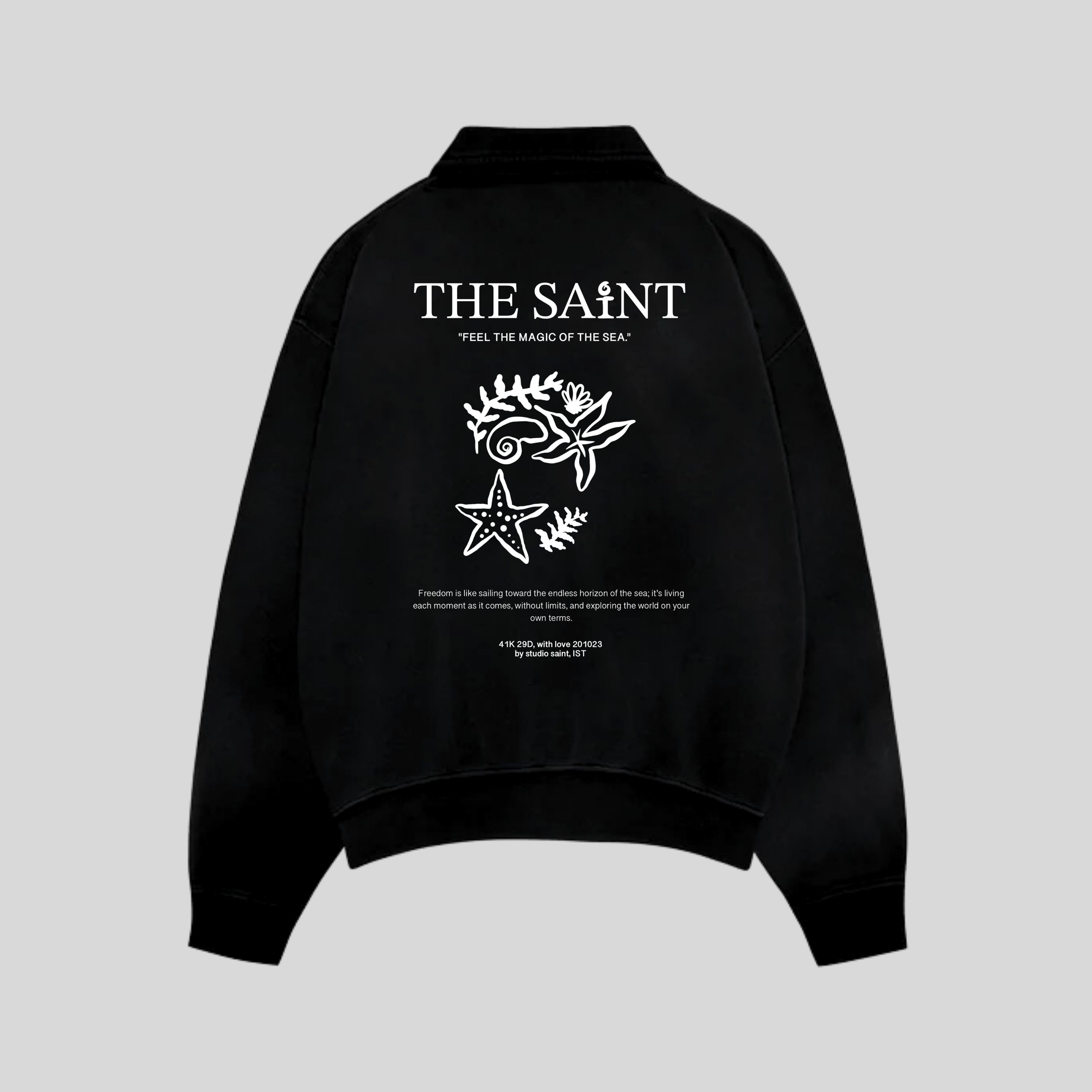 Polo Yaka Thesaint Oversize Sweatshirt