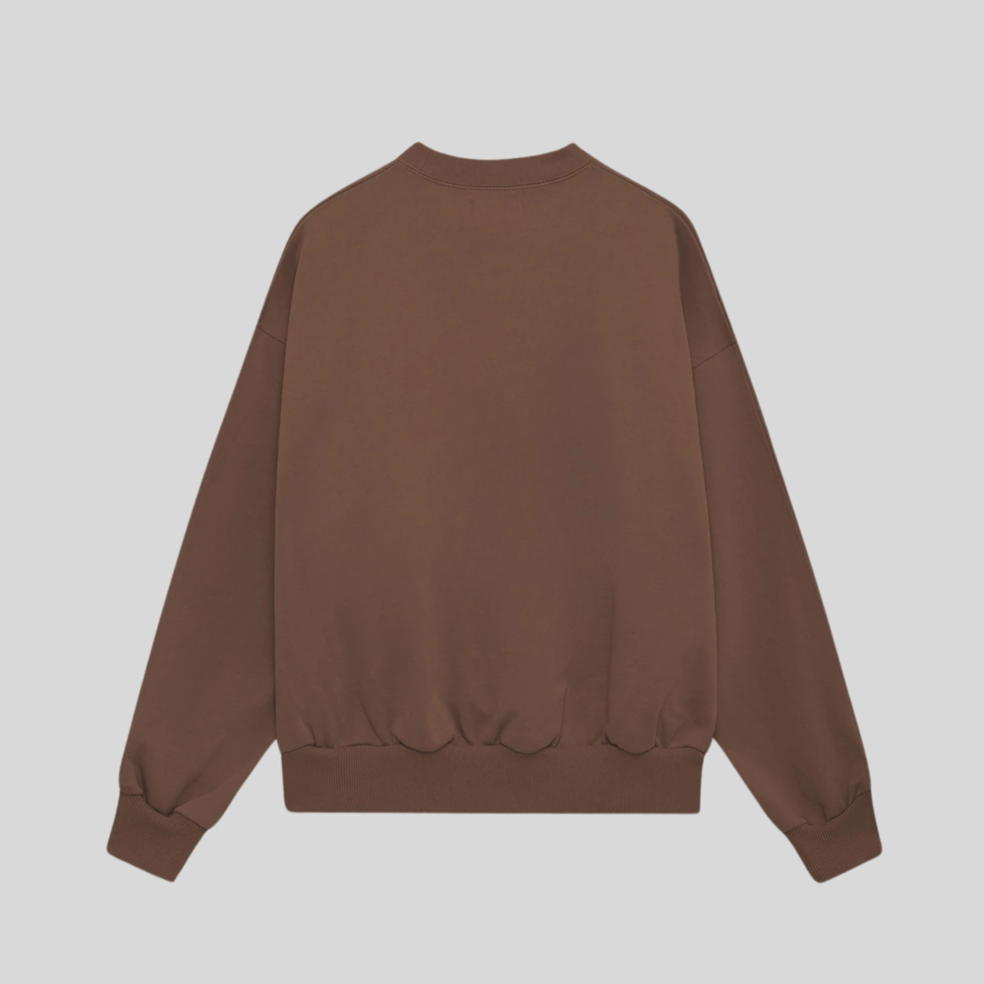 Brown 00's Vibes Oversize Sweatshirt