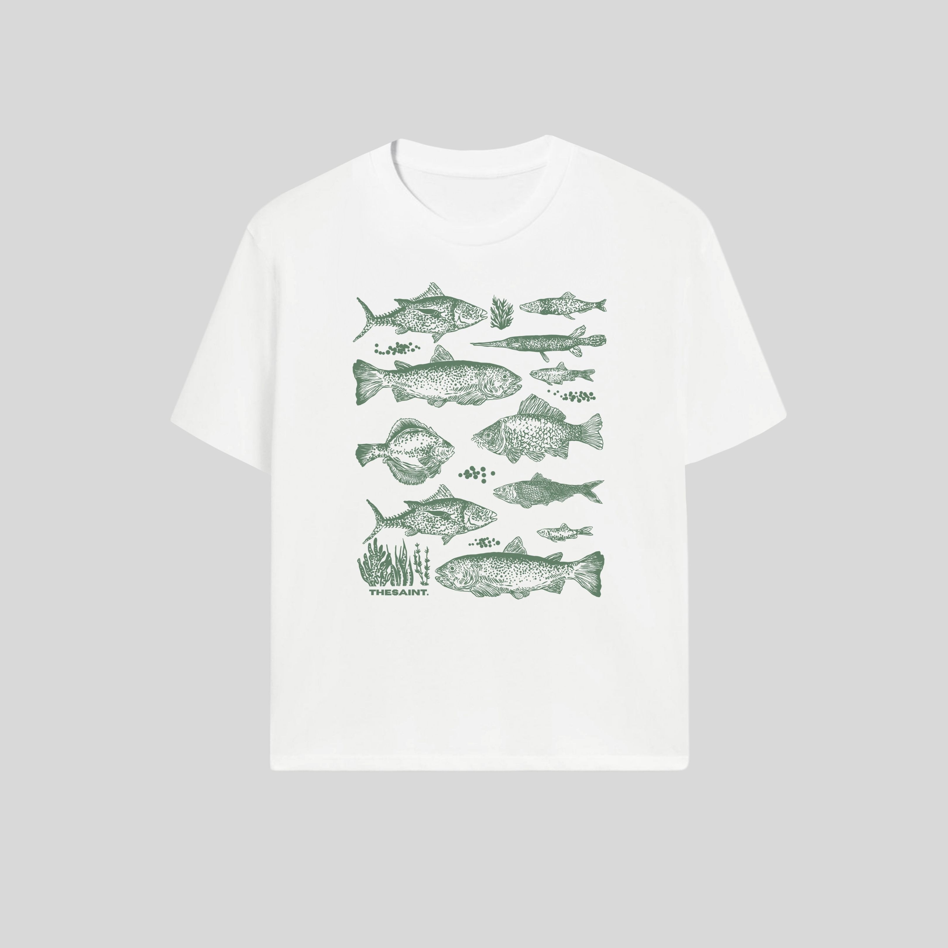 Green Ocean Regular Fit T-shirt