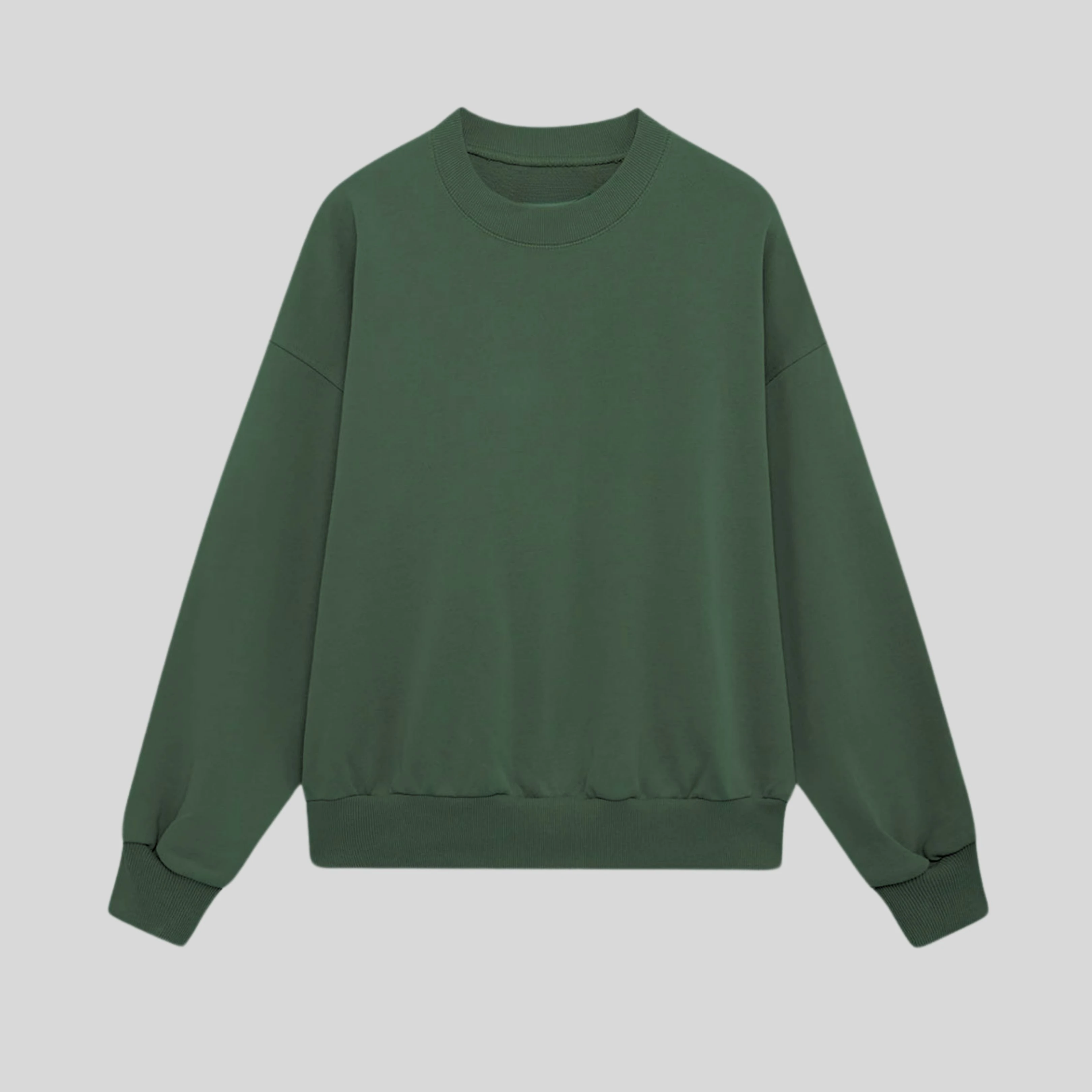 Green Photo Oversize Sweatshirt