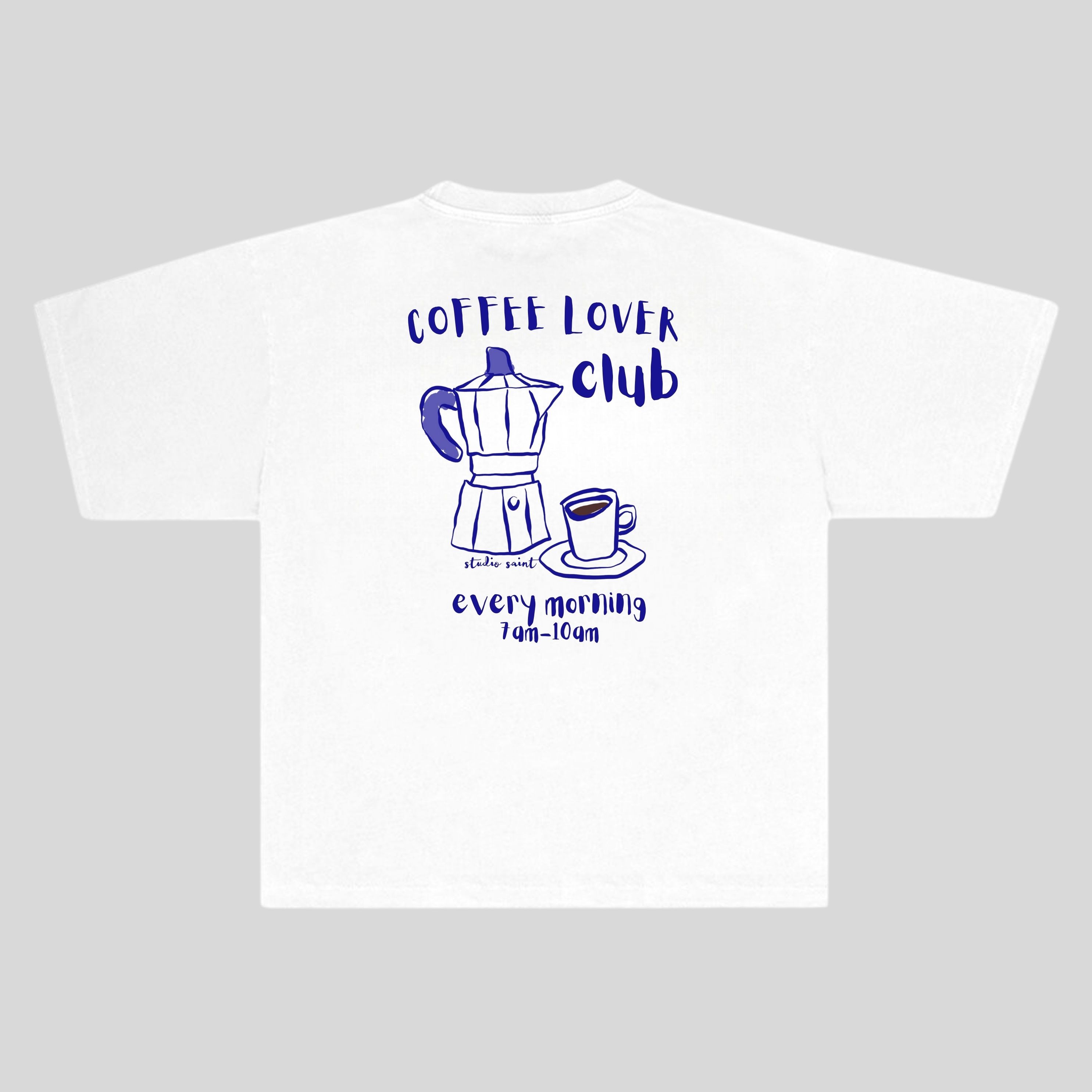 Coffee Lover Club Oversize T-shirt