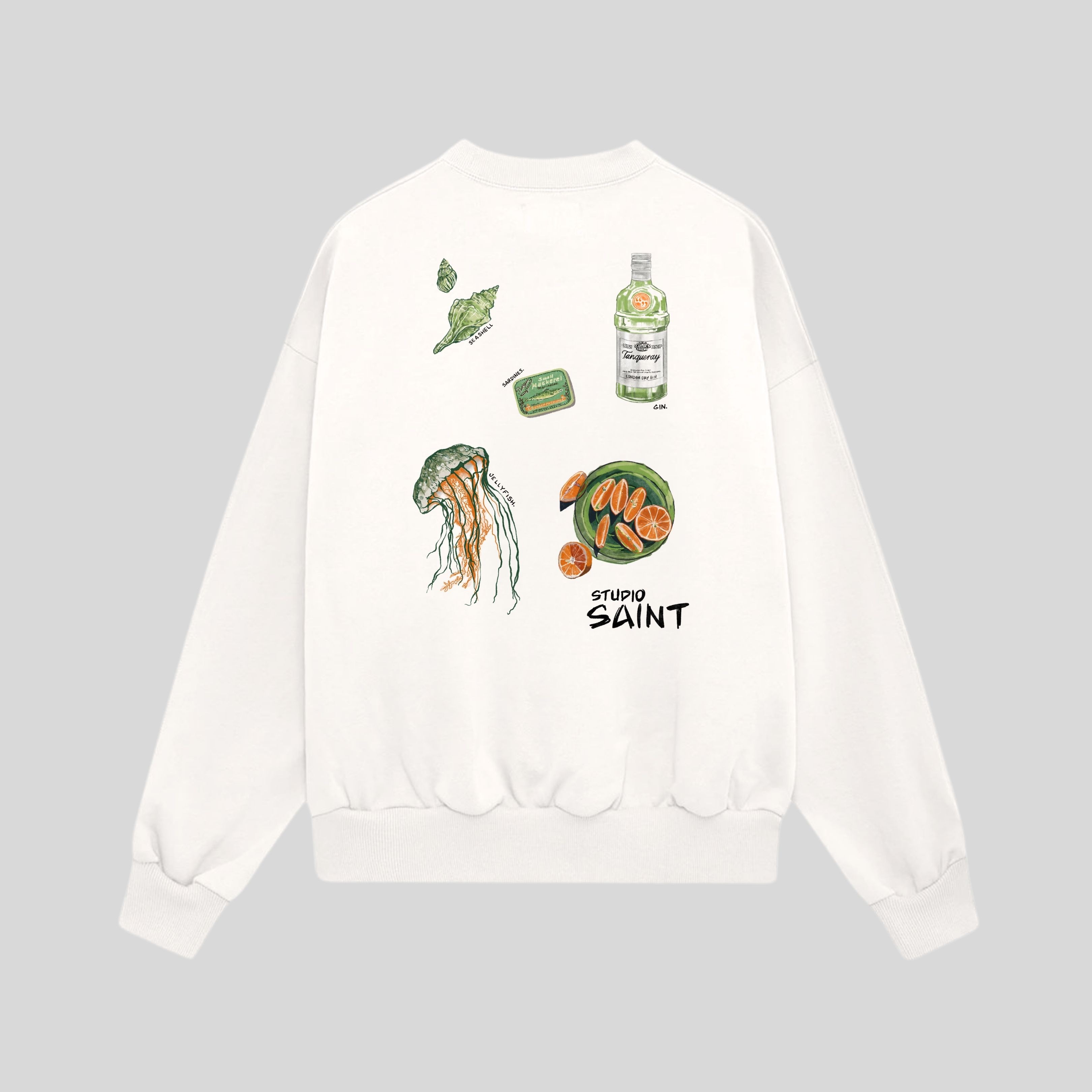 Green Jelly Oversize Sweatshirt