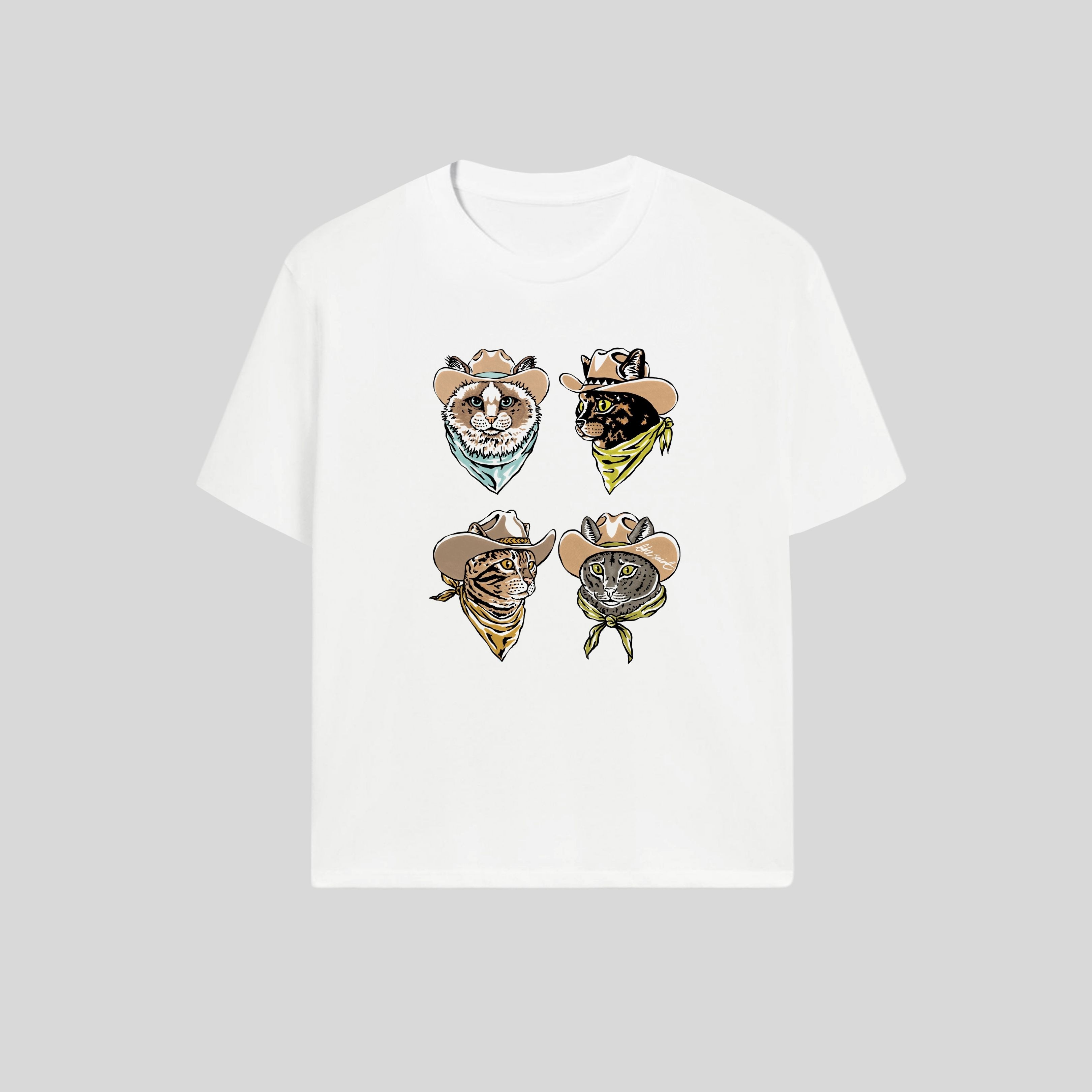 Cowboy Cats Regular Fit T-shirt