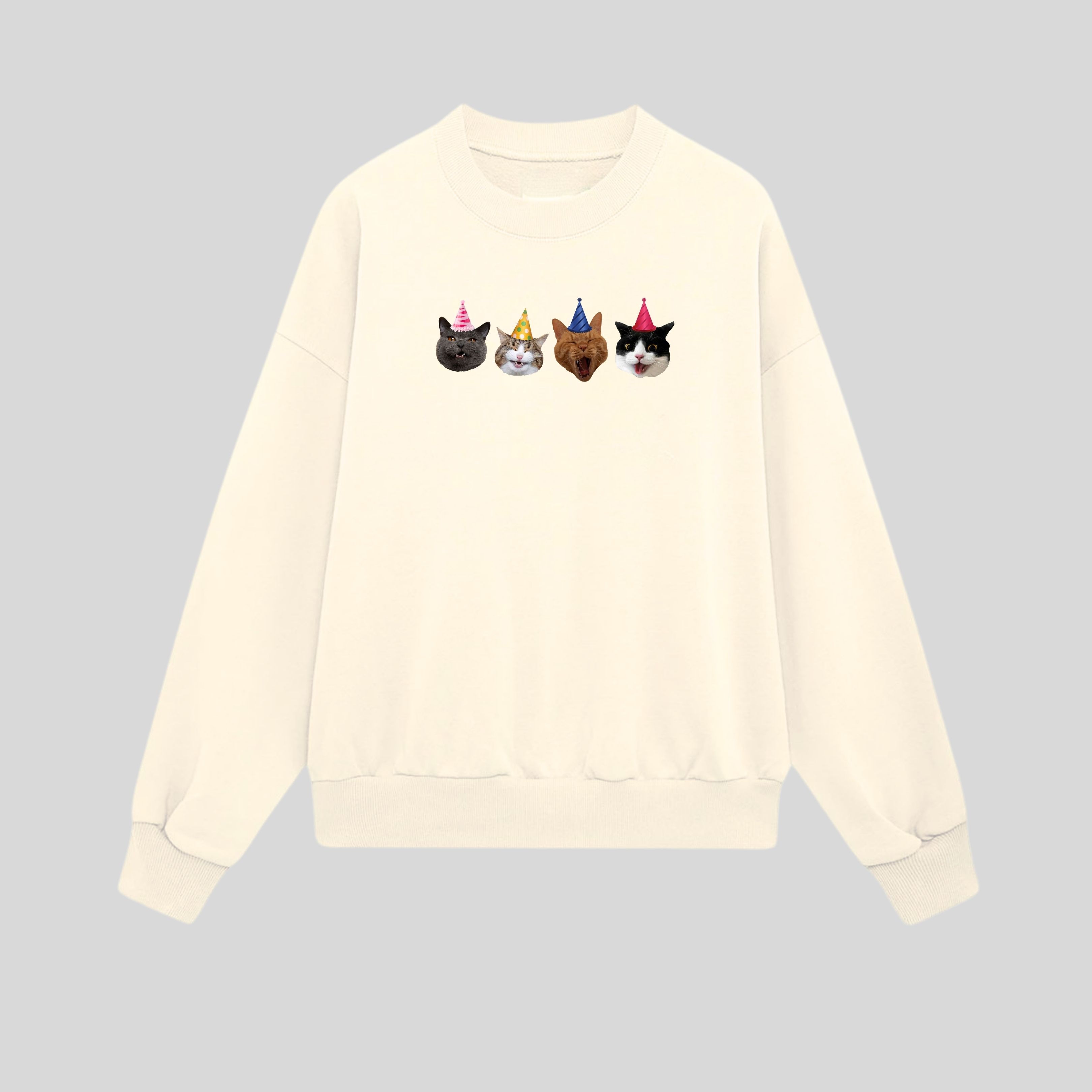 Party Cats Oversize Sweatshirt