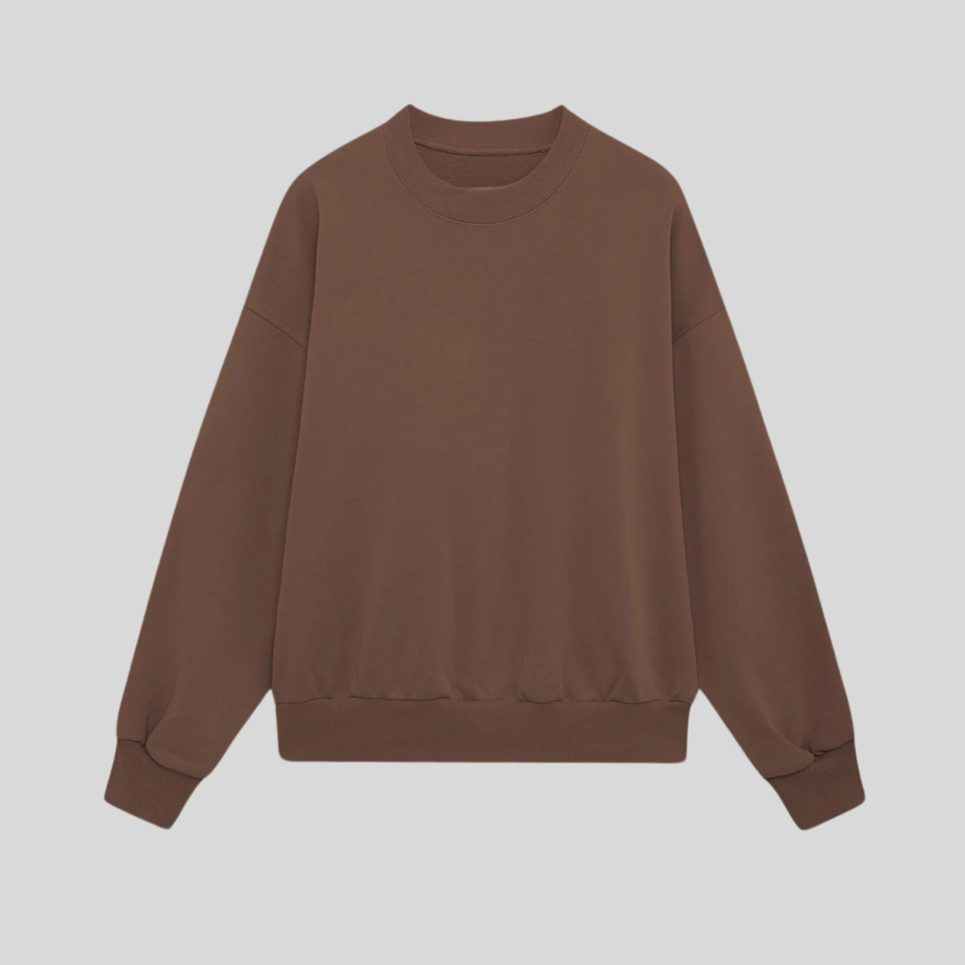 Brown Whiskey Oversize Sweatshirt