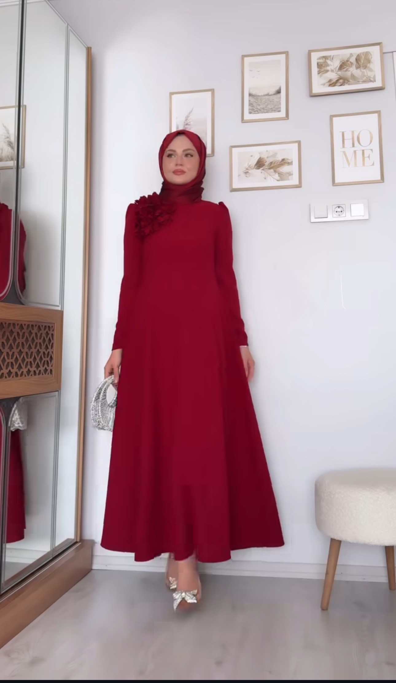 NORA ABİYE BORDO