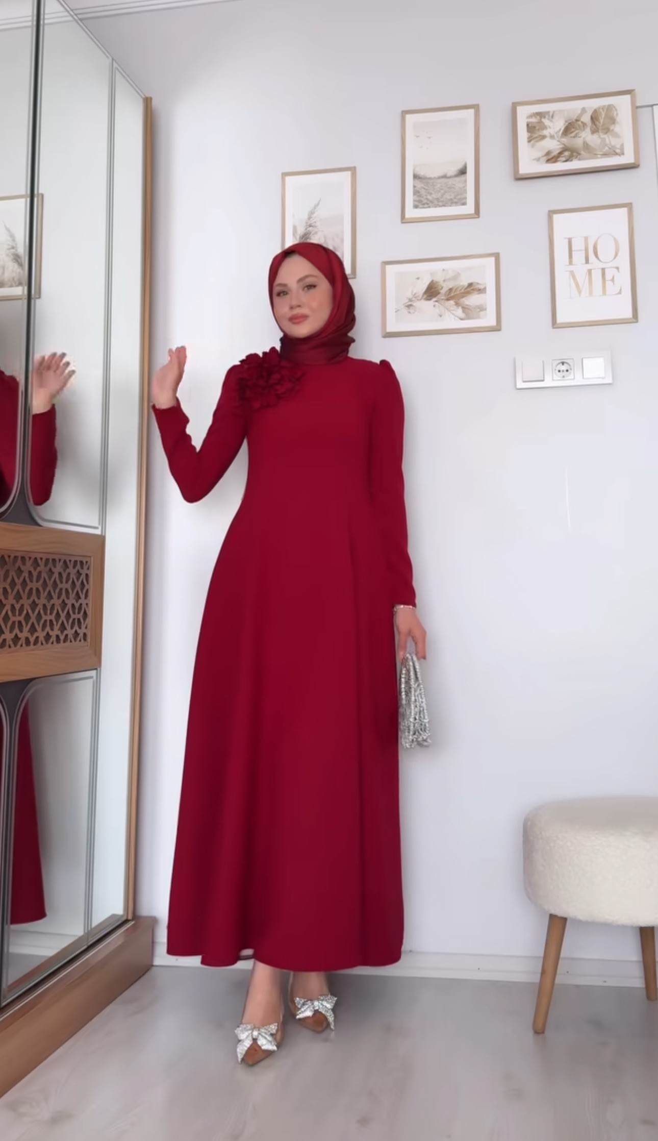 NORA ABİYE BORDO