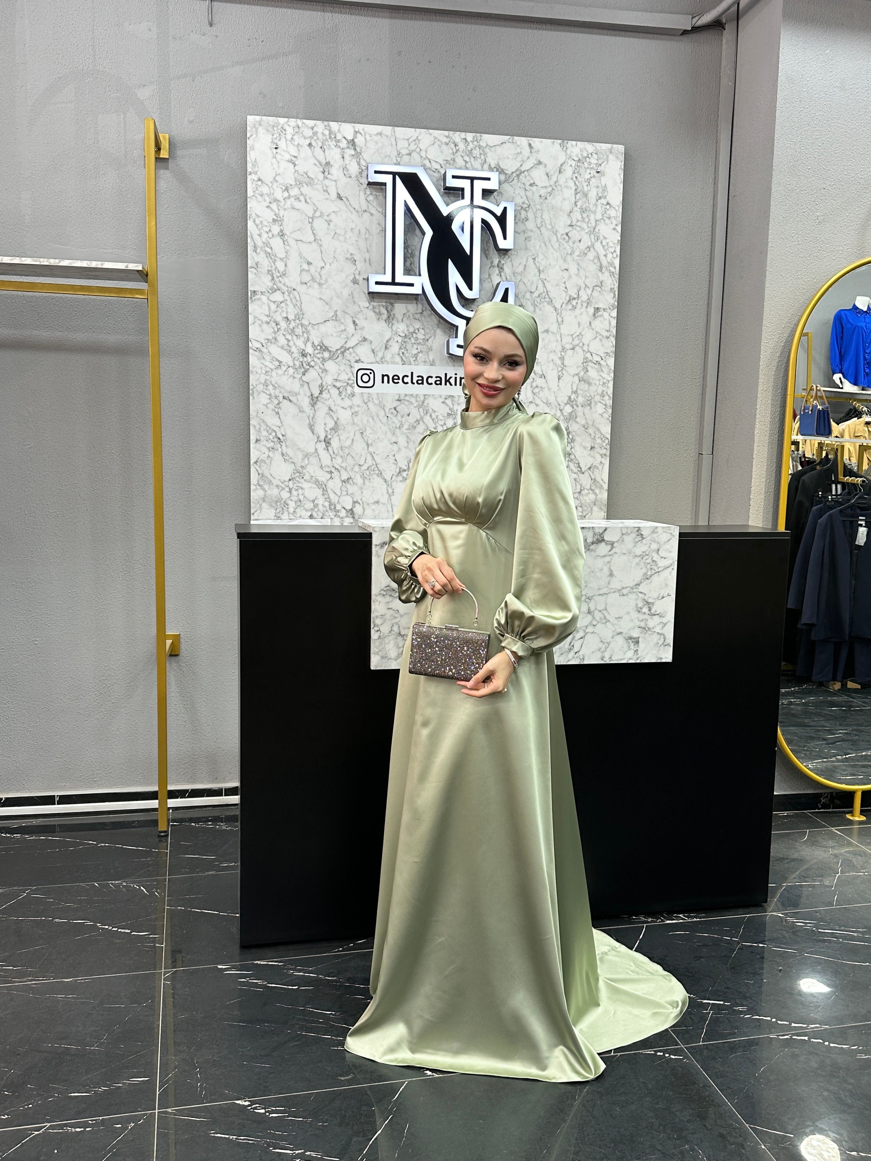 NARİN ABİYE ELMA YEŞİLİ