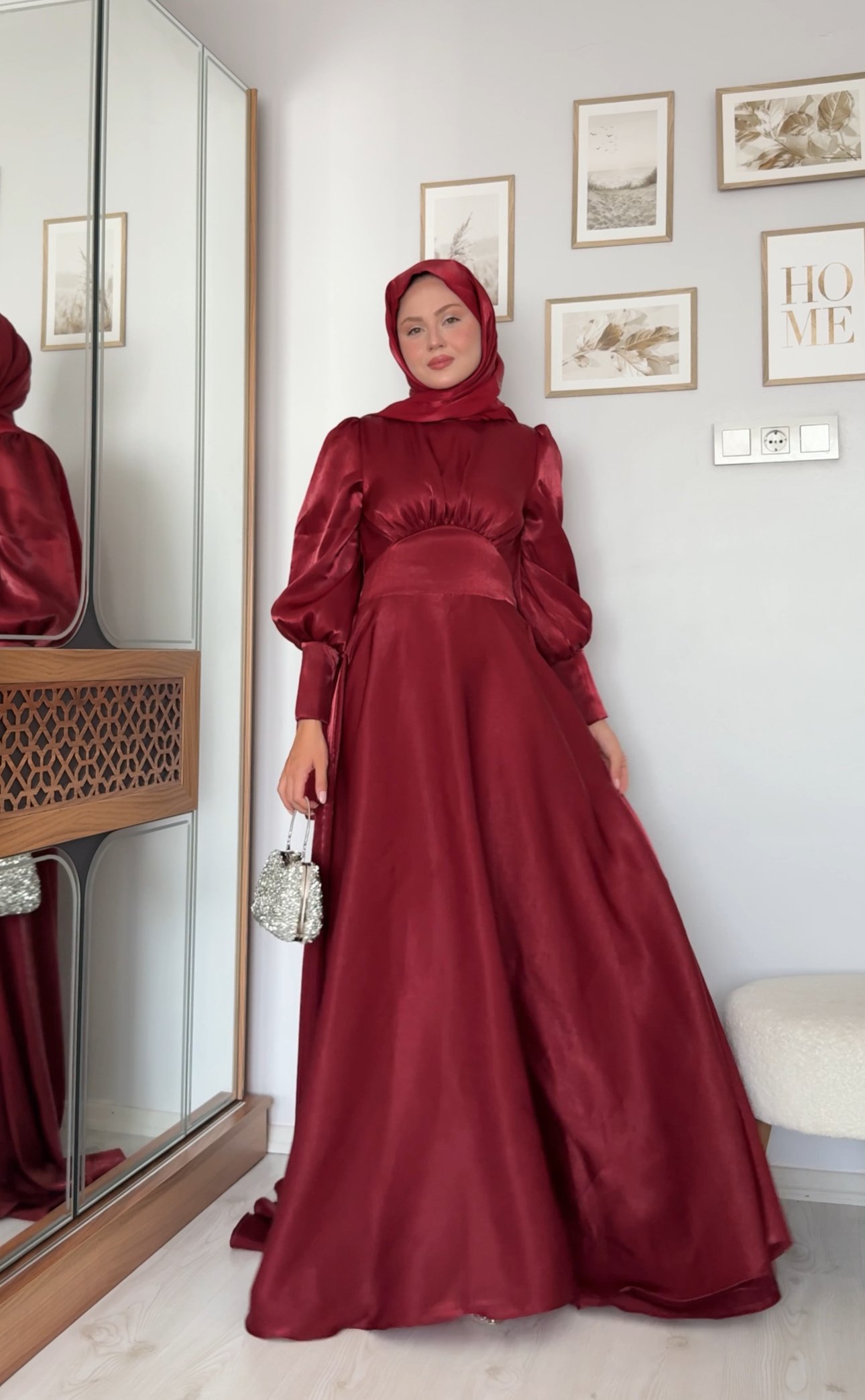 NEVA ABİYE BORDO