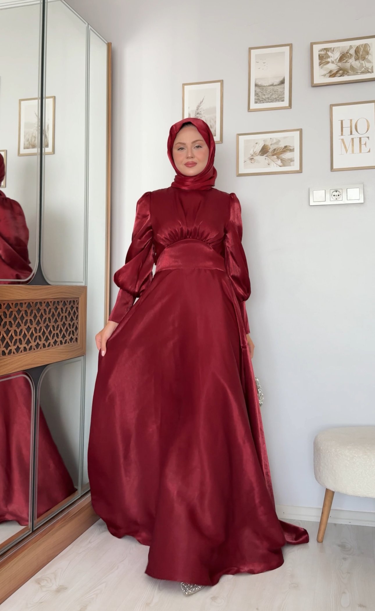 NEVA ABİYE BORDO