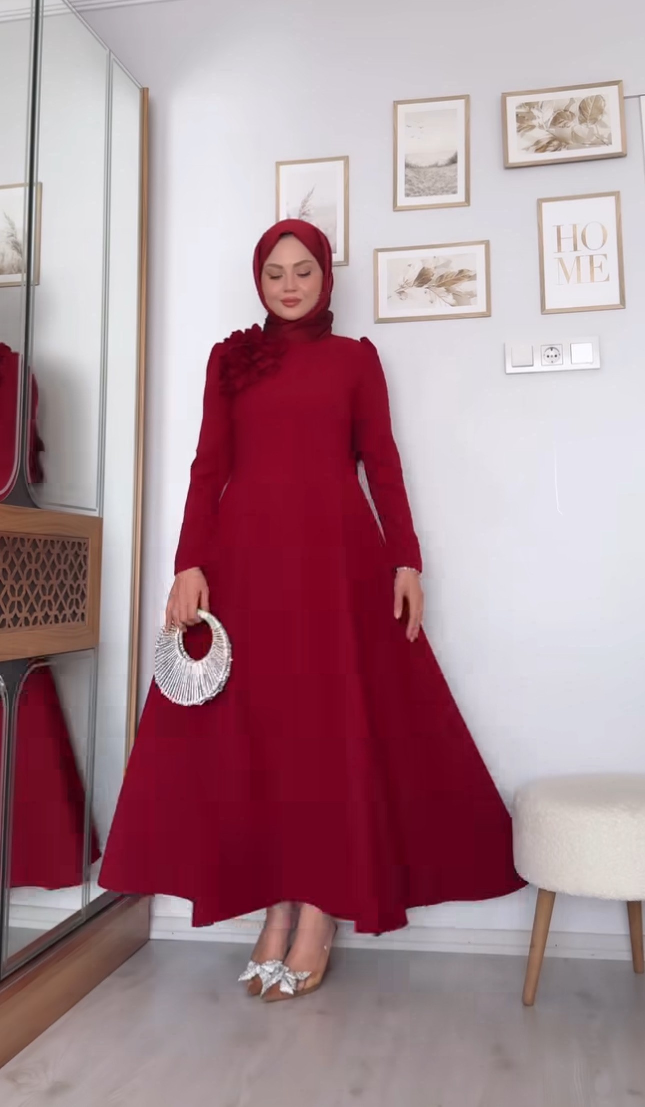 NORA ABİYE BORDO
