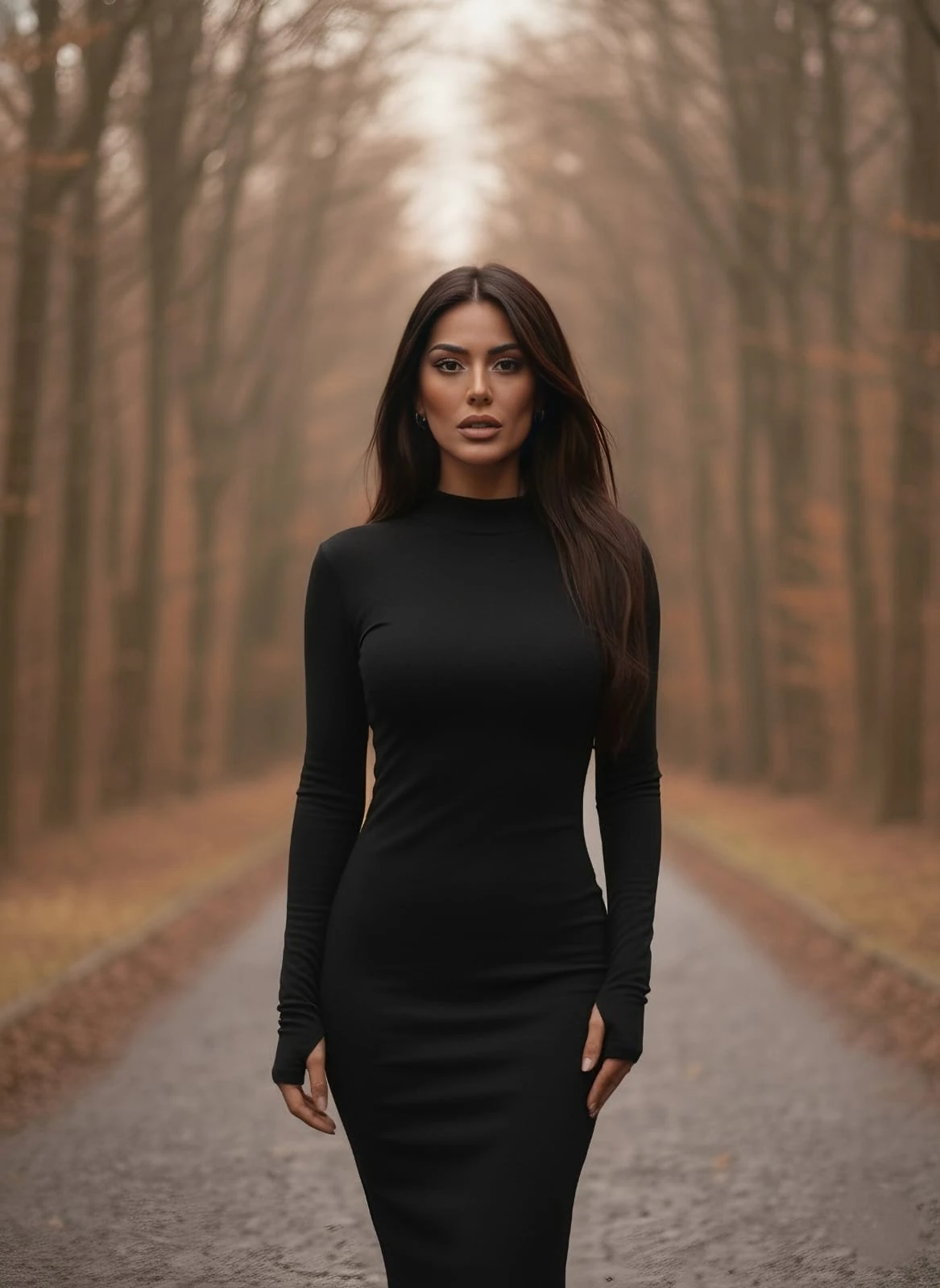 Maxi Boy Dijital Desen Elbise