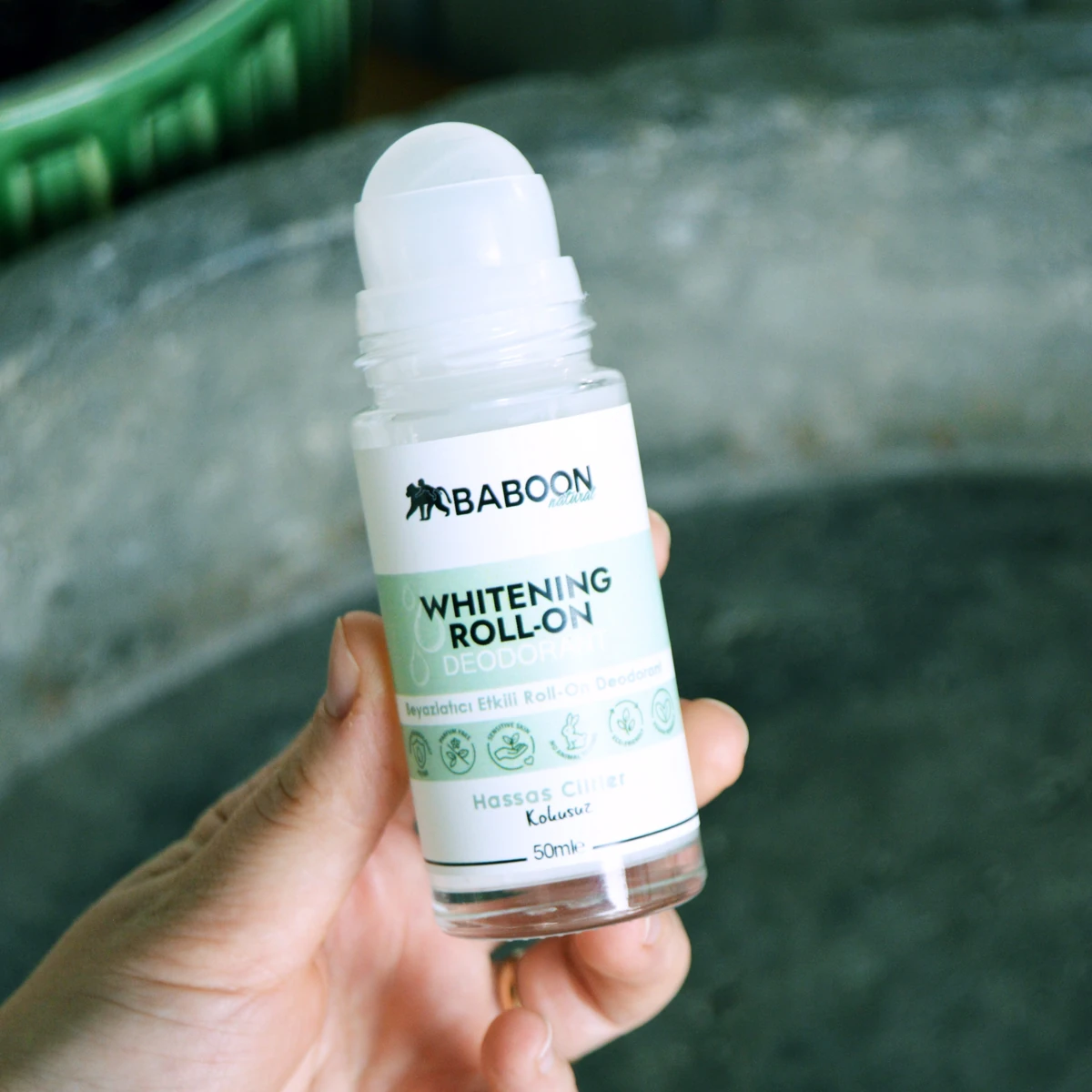 Whitening Roll-On Deodorant – Kokusuz (Hassas Ciltler)