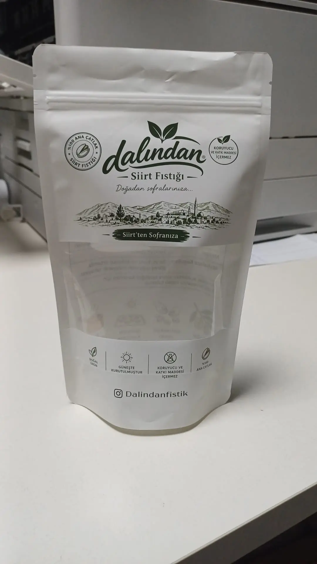 Dalından – Siirt Fıstığı – Baskılı Doypack