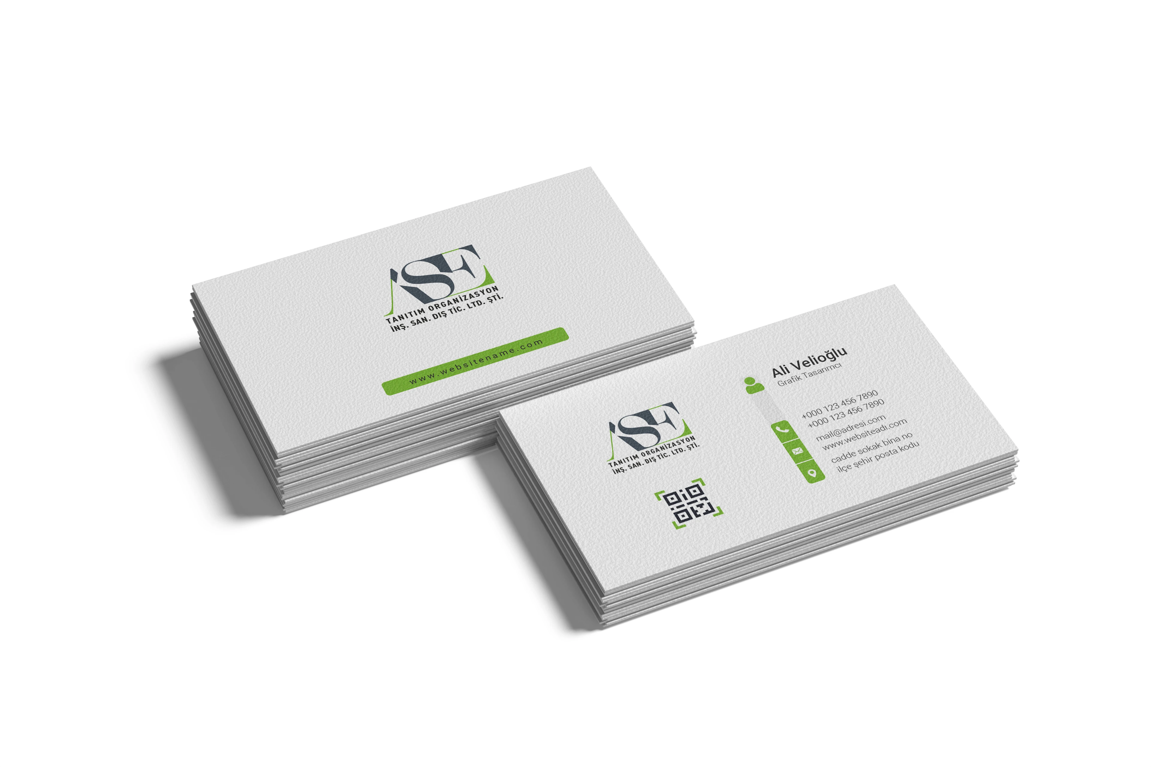 Tual Kağıt Baskılı Kartvizit