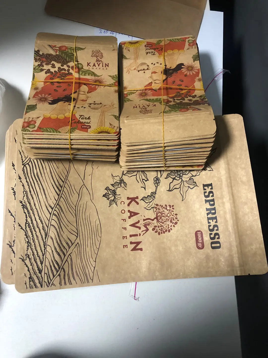 Kavin Coffee – Türk Kahvesi ve Espresso – Baskılı Doypack
