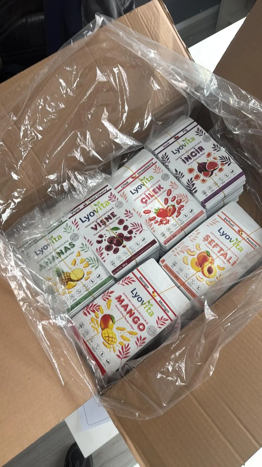 Lyovita – Dondurularak Kurutulmuş Meyve – Baskılı Doypack
