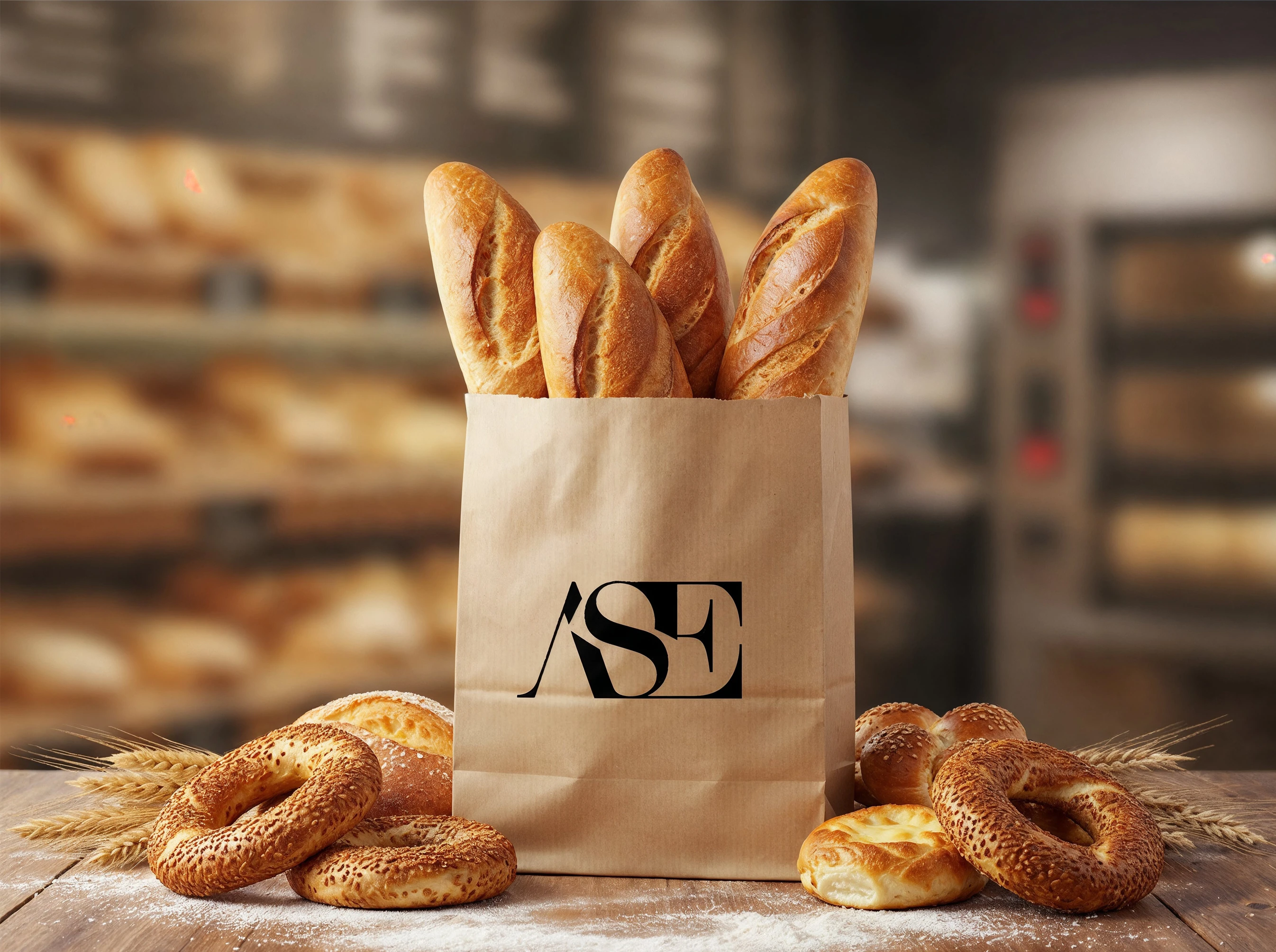 Körüklü Kese Kağıdı Tek Yüz Siyah Baskılı