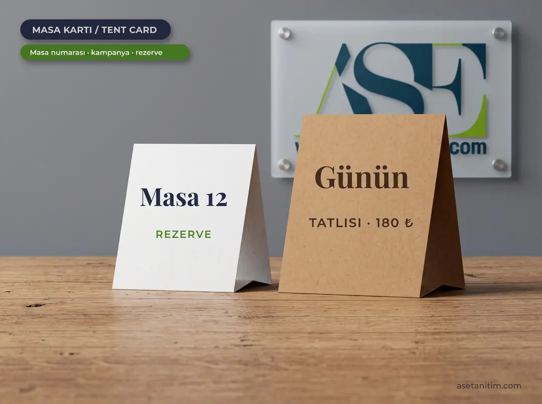 Masa Kartı / Tent Card
