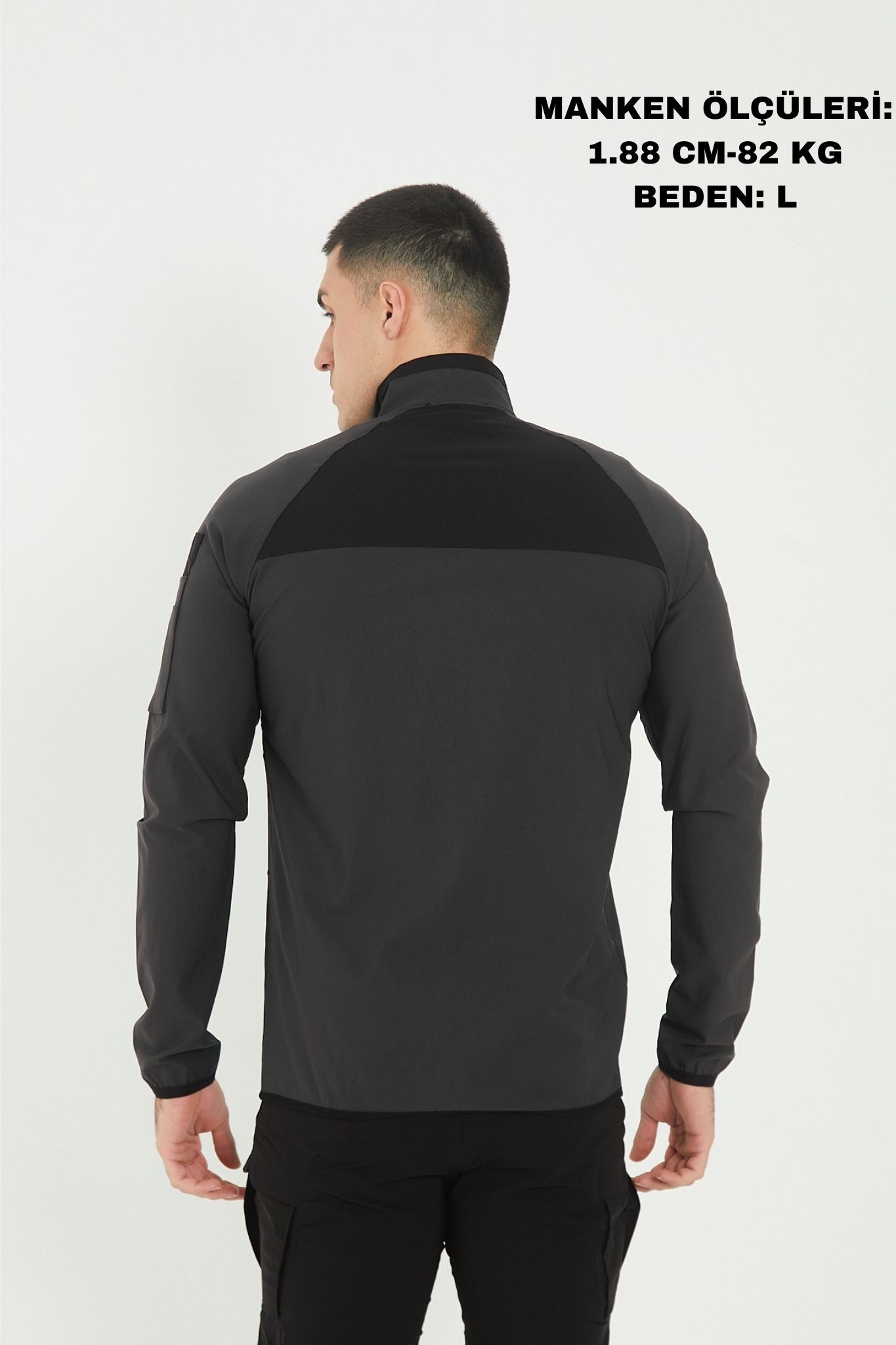 Camp260 Outdoor Tactical Su iticili Erkek Fermuarlı Taktik Sweatshirt