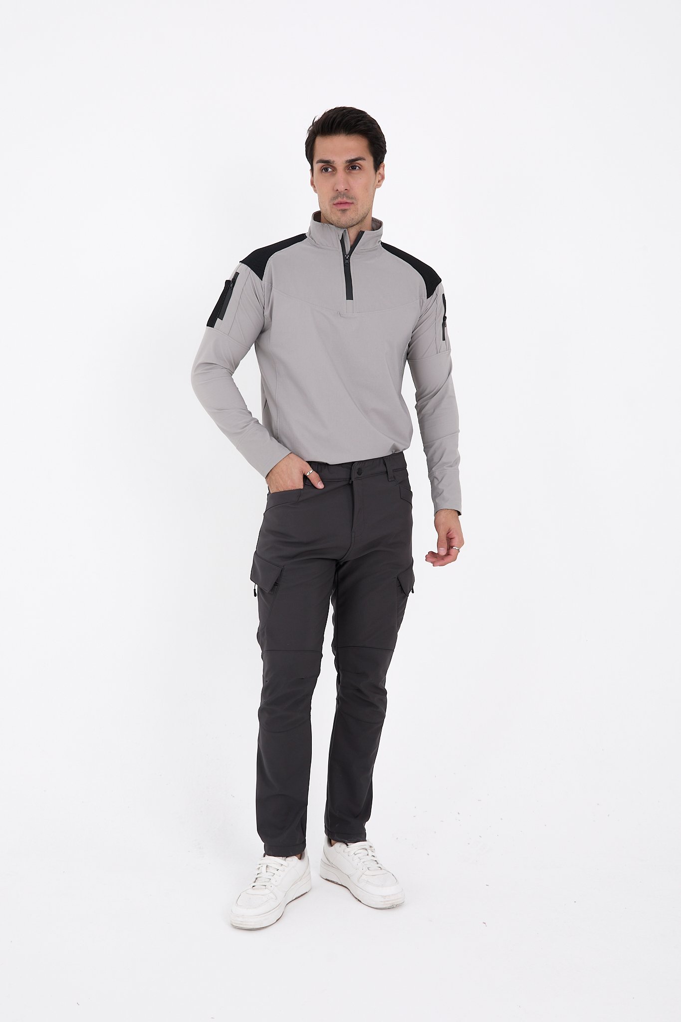 Camp593 Outdoor Tactical Softshell Su & Rüzgara Dayanıklı Kışlık Erkek Taktik Pantolon