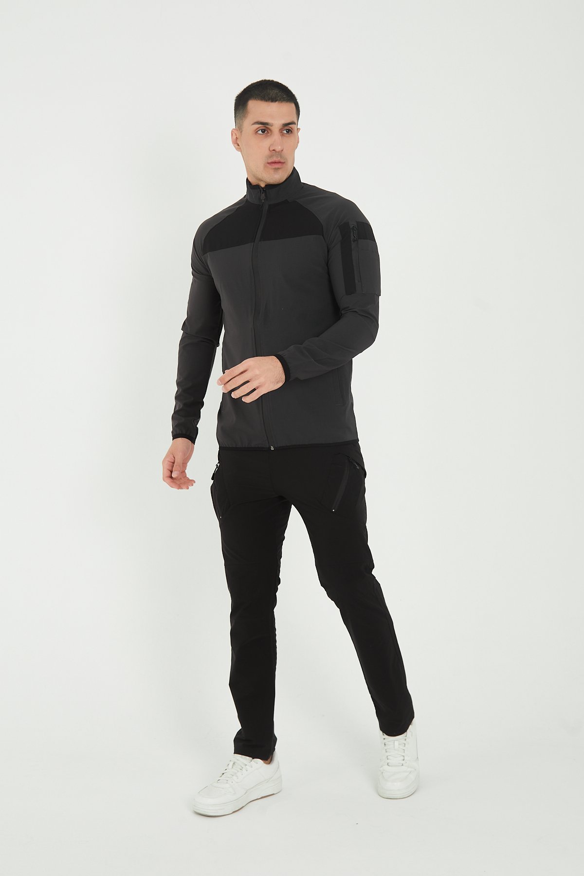 Camp260 Outdoor Tactical Su iticili Erkek Fermuarlı Taktik Sweatshirt