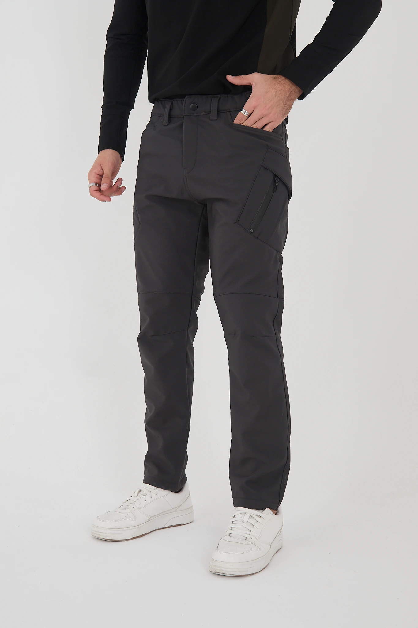 Camp594 Outdoor Tactical Softshell Su & Rüzgara Dayanıklı Kışlık Erkek Taktik Pantolon