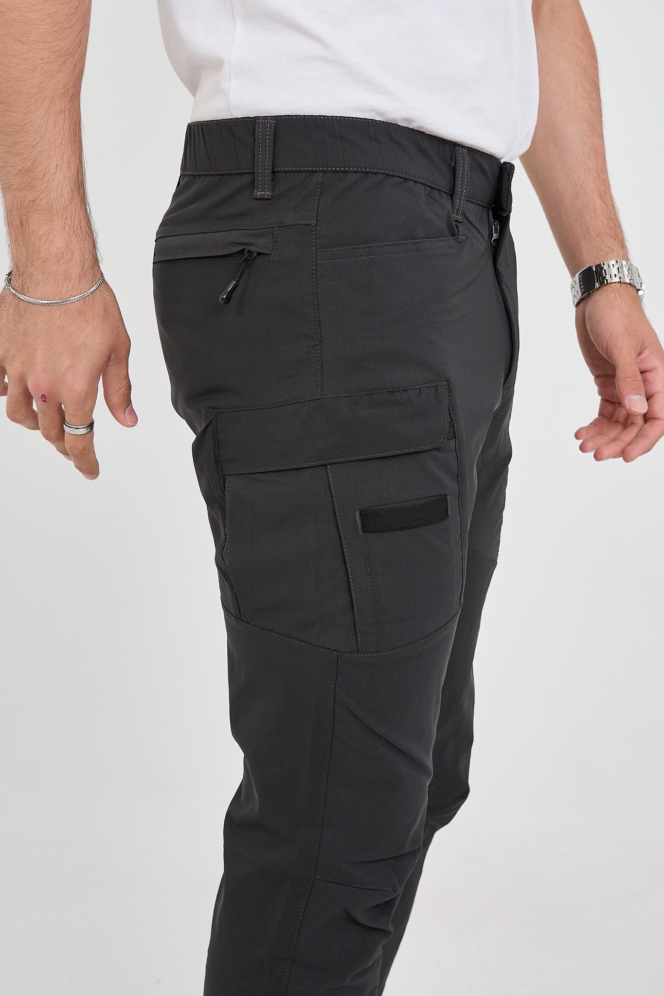 Camp525 / K51 Outdoor Tactical Su iticili Likralı Yazlık Erkek Taktik Pantolon - ANTRASİT