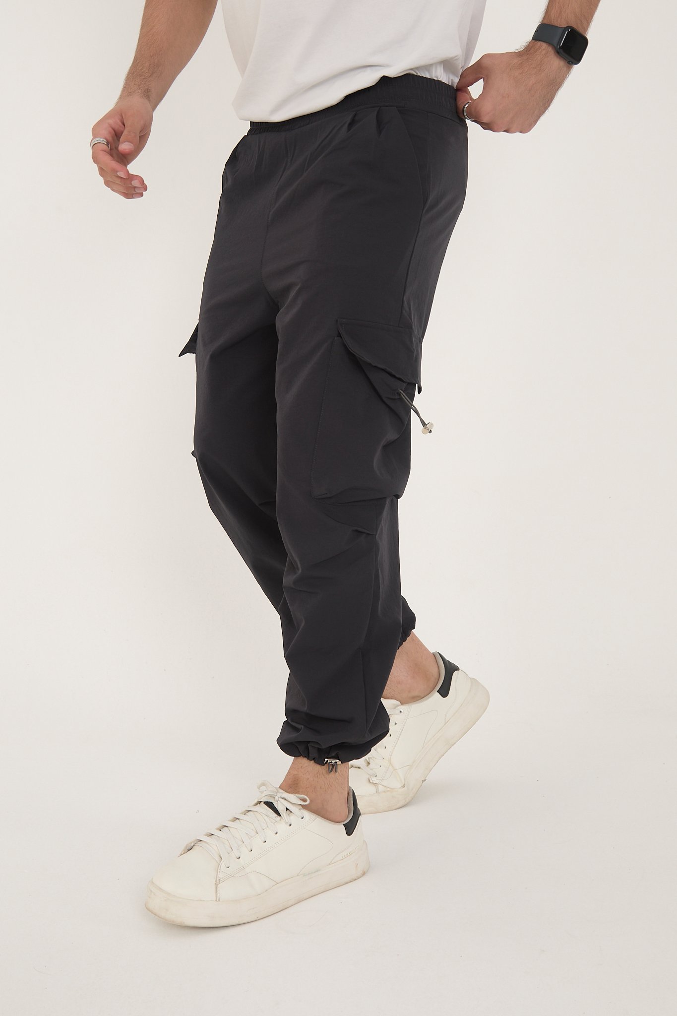 Camp550 Outdoor Tactical Kargo Cepli Ayarlanabilir Paçalı Oversize Erkek Jogger Taktik Pantolon