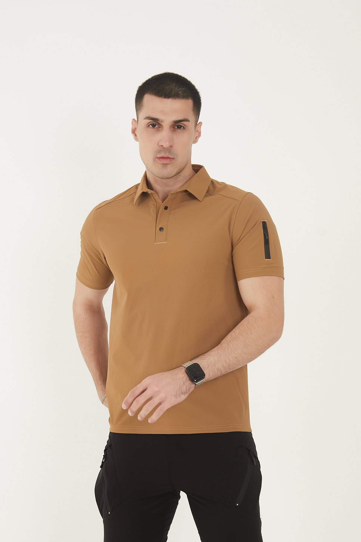 Camp615 / TK001 Outdoor Tactical Su iticili Erkek Taktik Tişört - HARDAL