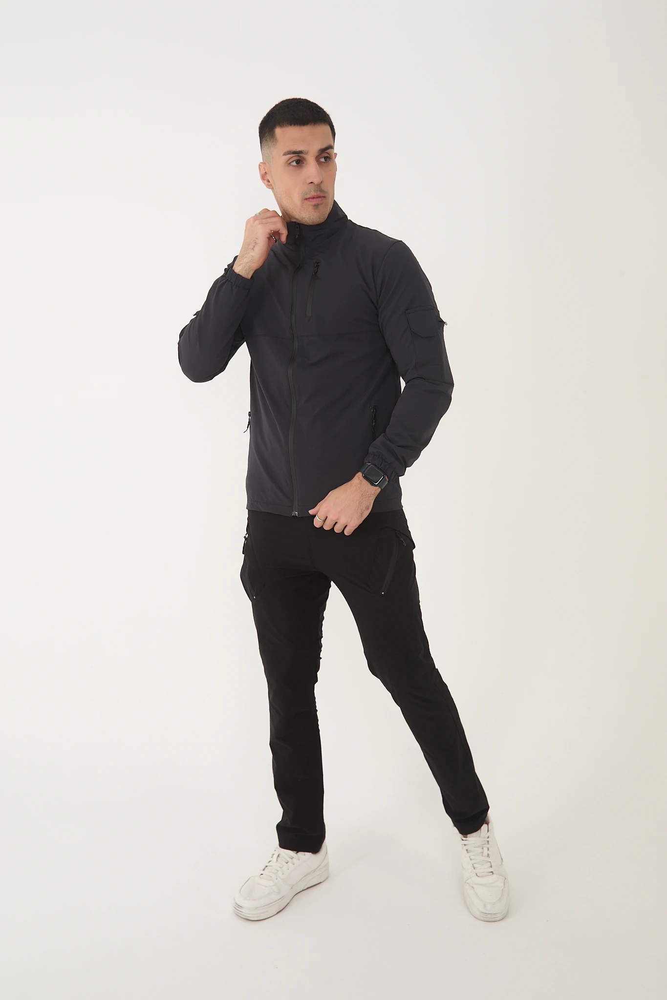 Camp490 Outdoor Tactical Çok Cepli Su iticili Erkek Mevsimlik Taktik Likralı Mont