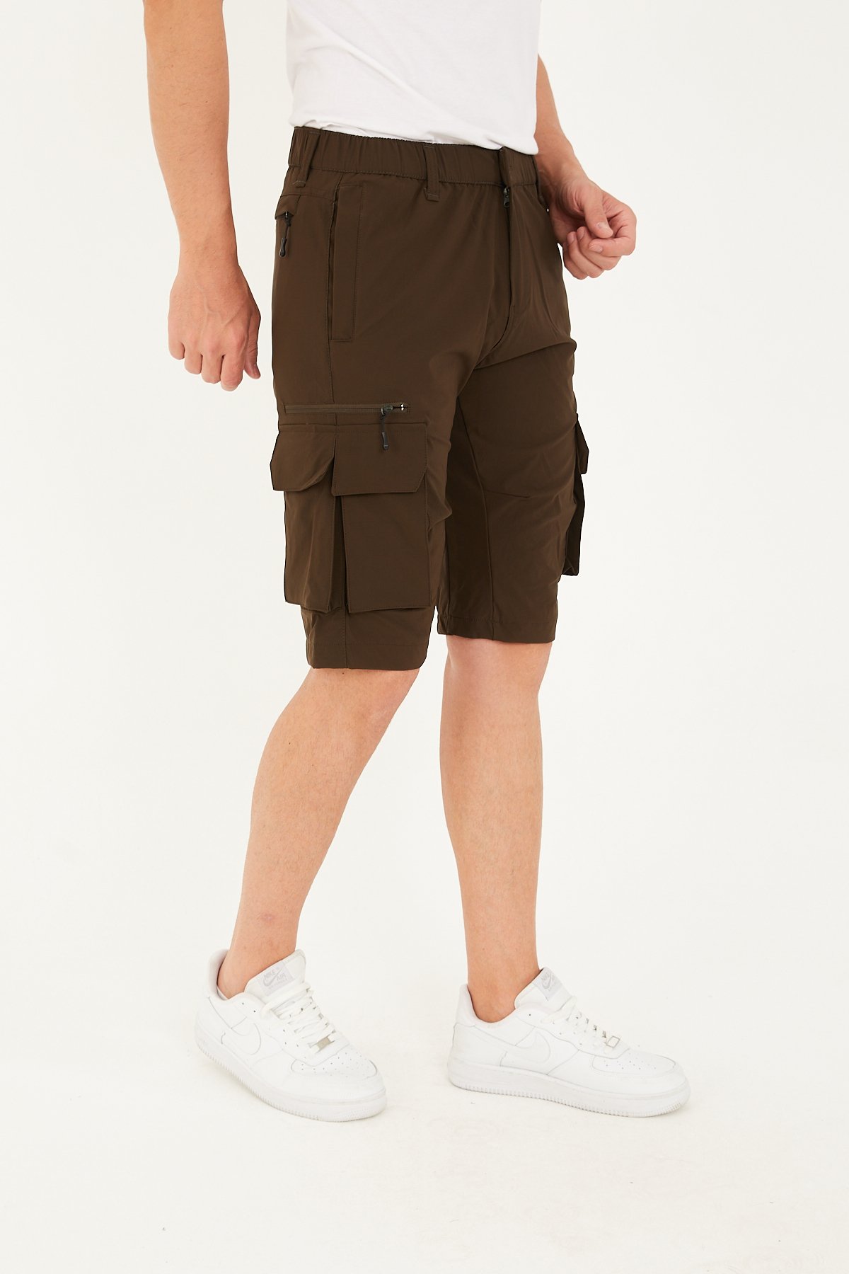 Camp735 Outdoor Tactical Su iticili Yazlık Erkek Taktik Şort - HAKİ