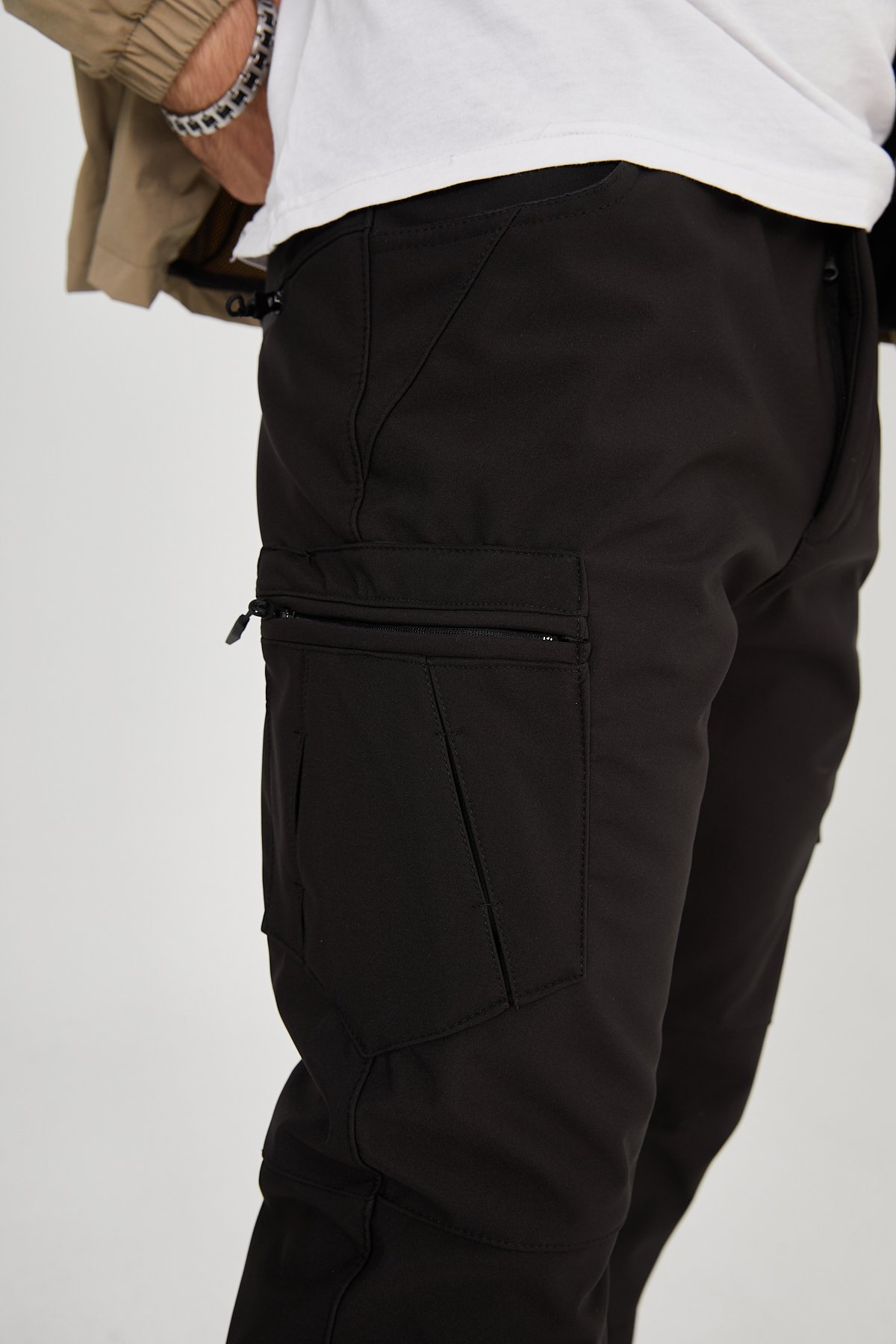 Camp590 Outdoor Tactical Softshell Su & Rüzgara Dayanıklı Kışlık Erkek Taktik Pantolon