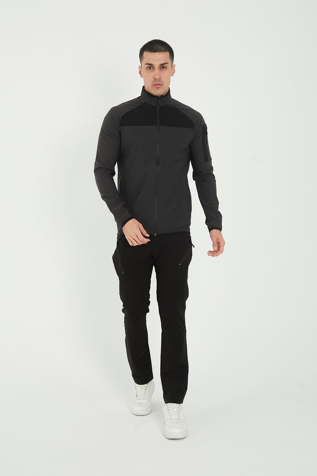 Camp260 Outdoor Tactical Su iticili Erkek Fermuarlı Taktik Sweatshirt