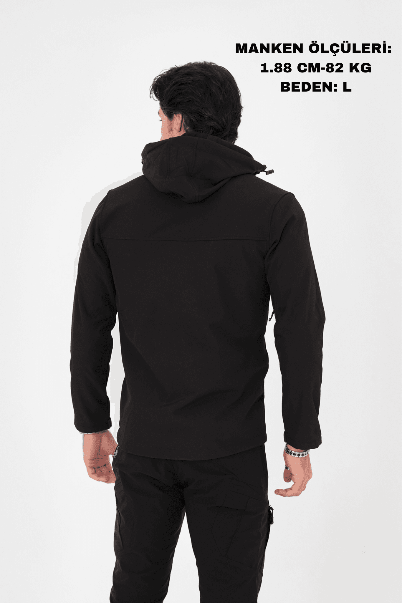 Camp457 Outdoor Tactical Softshell Su & Rüzgara Dayanıklı Seyyar Kapüşonlu Erkek Taktik Mont