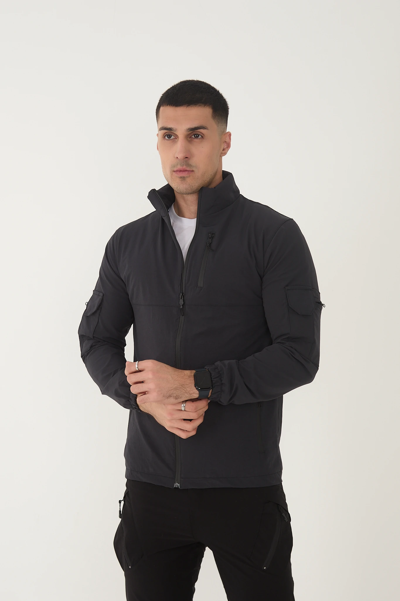 Camp490 Outdoor Tactical Çok Cepli Su iticili Erkek Mevsimlik Taktik Likralı Mont