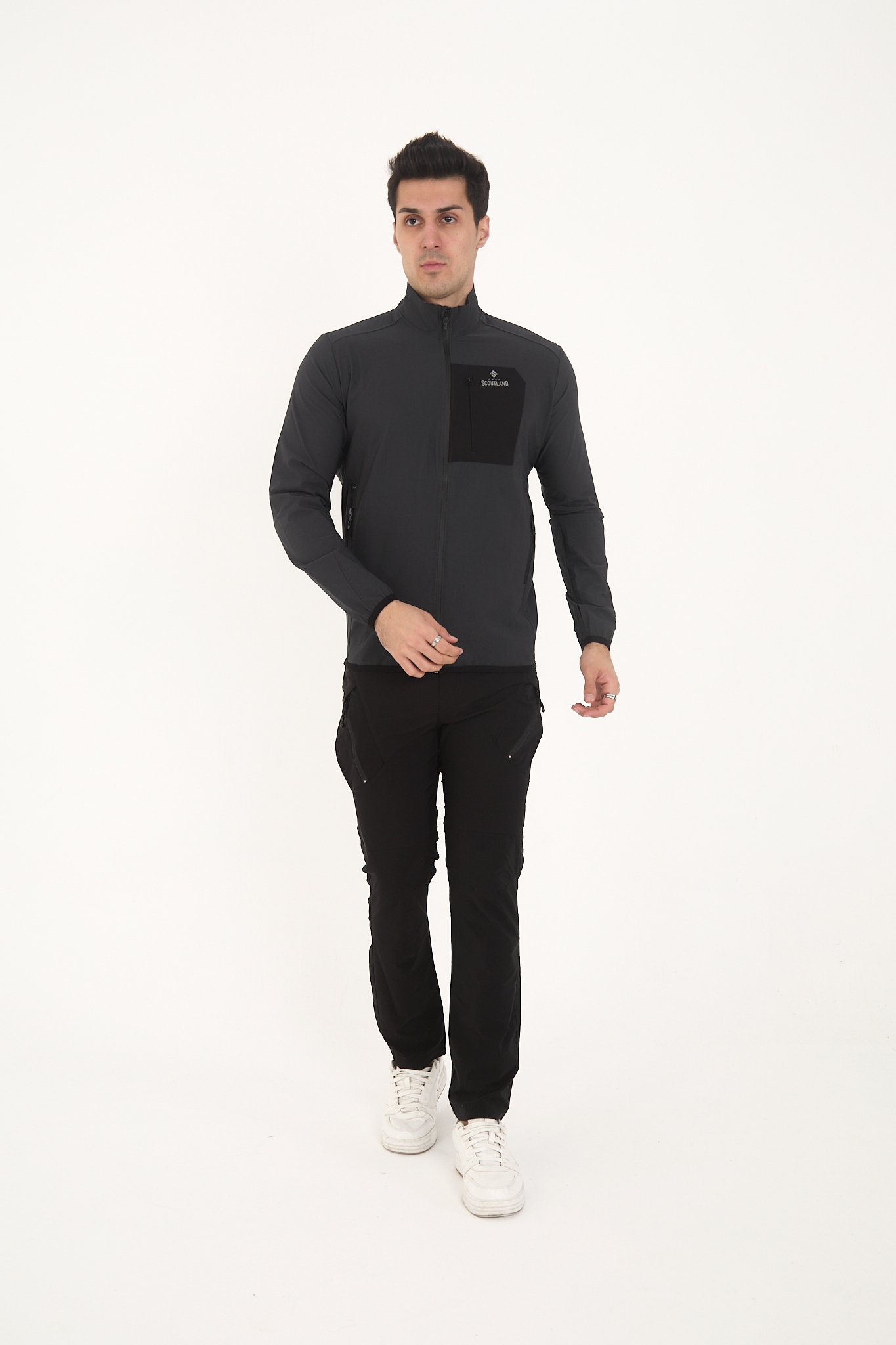 Camp255 / TK35 Outdoor Tactical Su iticili Erkek Fermuarlı Taktik Sweatshirt