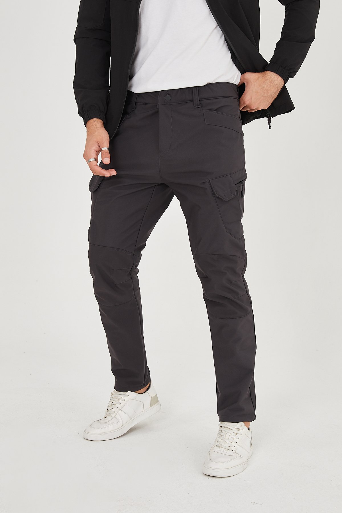 Camp591 Outdoor Tactical Softshell Su & Rüzgara Dayanıklı Kışlık Erkek Taktik Pantolon