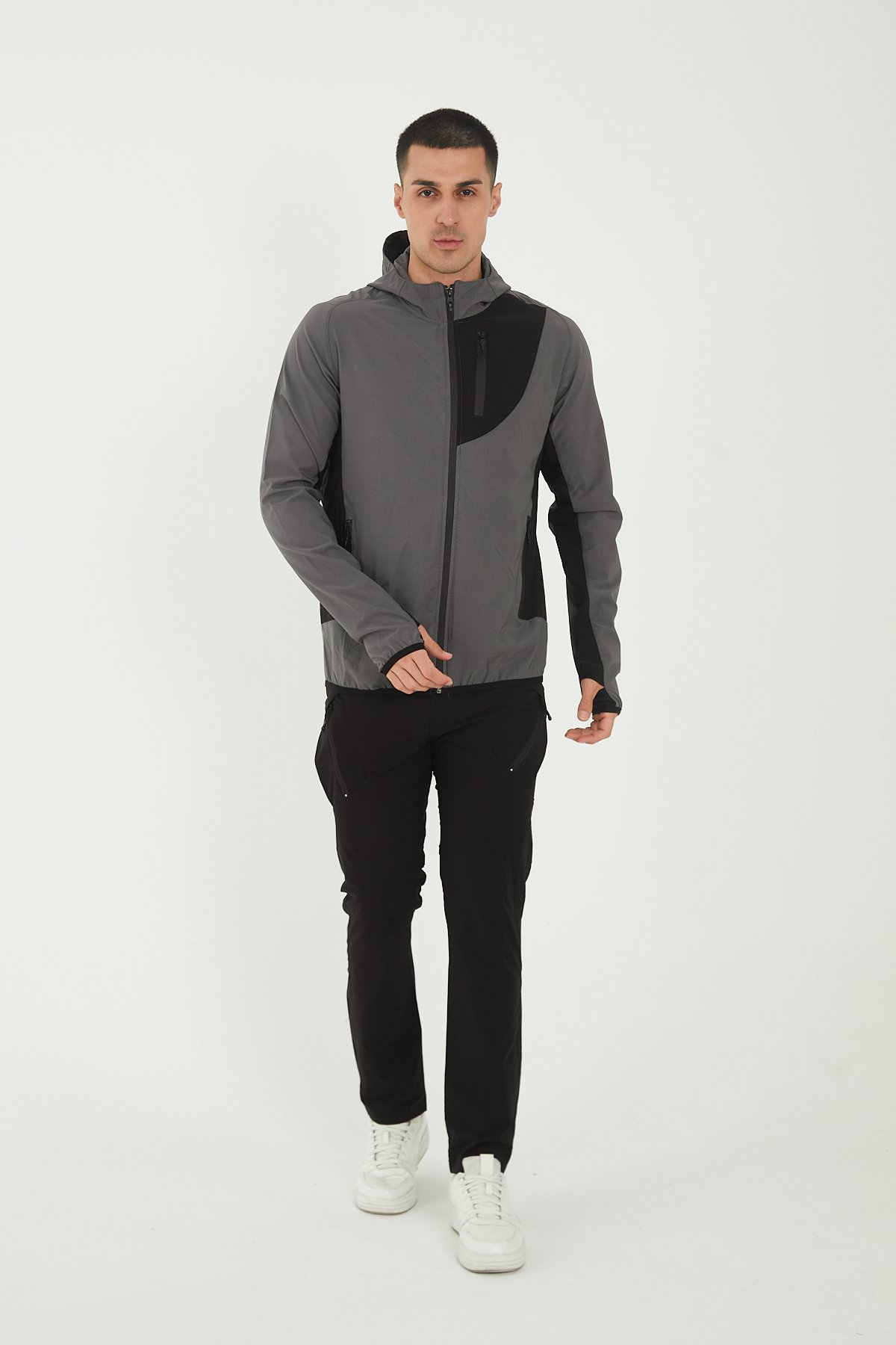 Camp265 Outdoor Tactical Su iticili Erkek Fermuarlı Taktik Sweatshirt