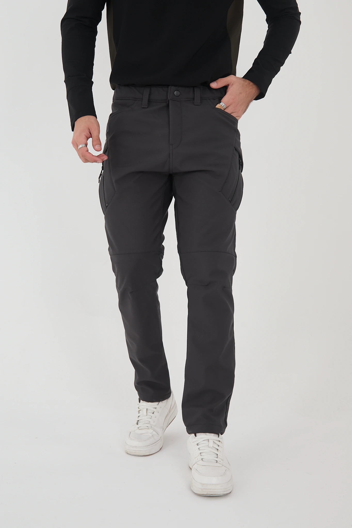 Camp594 Outdoor Tactical Softshell Su & Rüzgara Dayanıklı Kışlık Erkek Taktik Pantolon