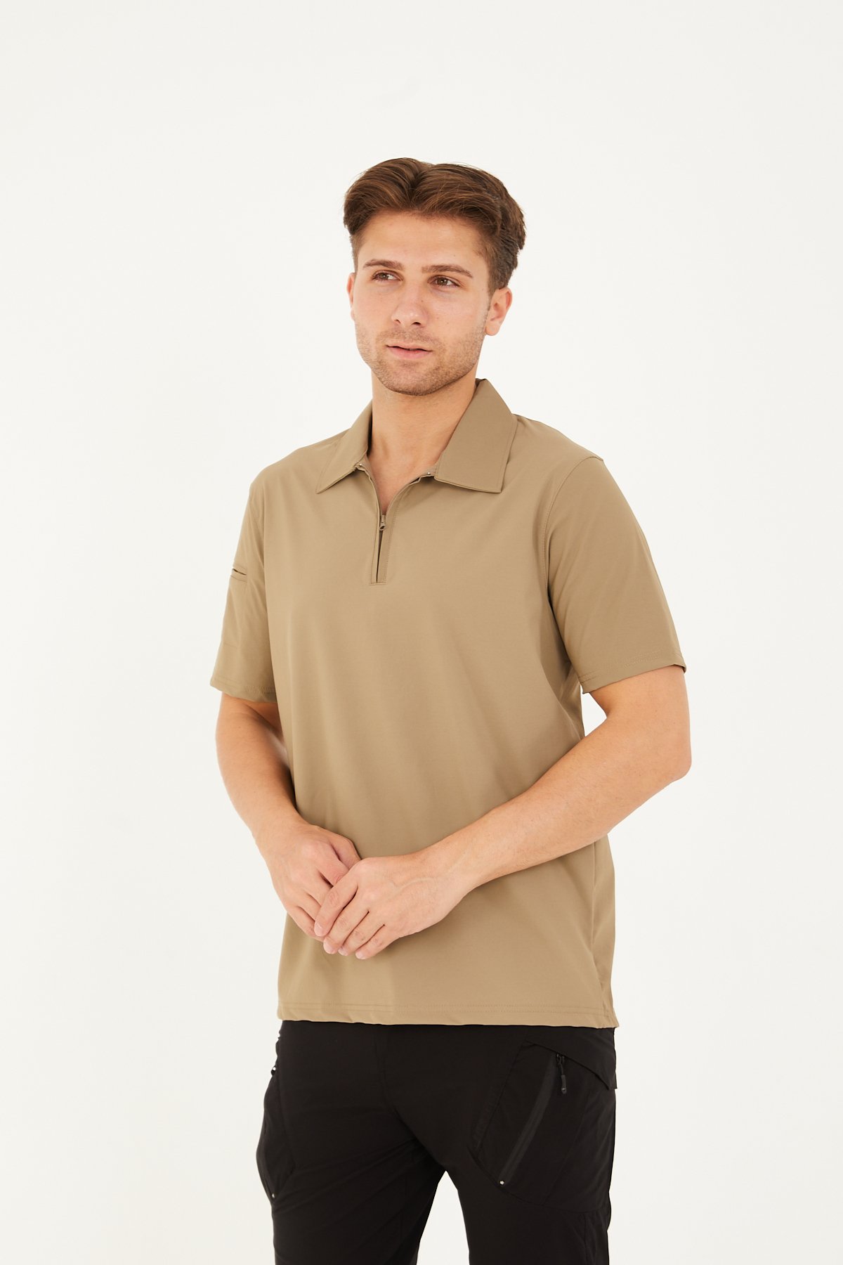 Camp625 Outdoor Tactical Su iticili Erkek Taktik Tişört - BEJ