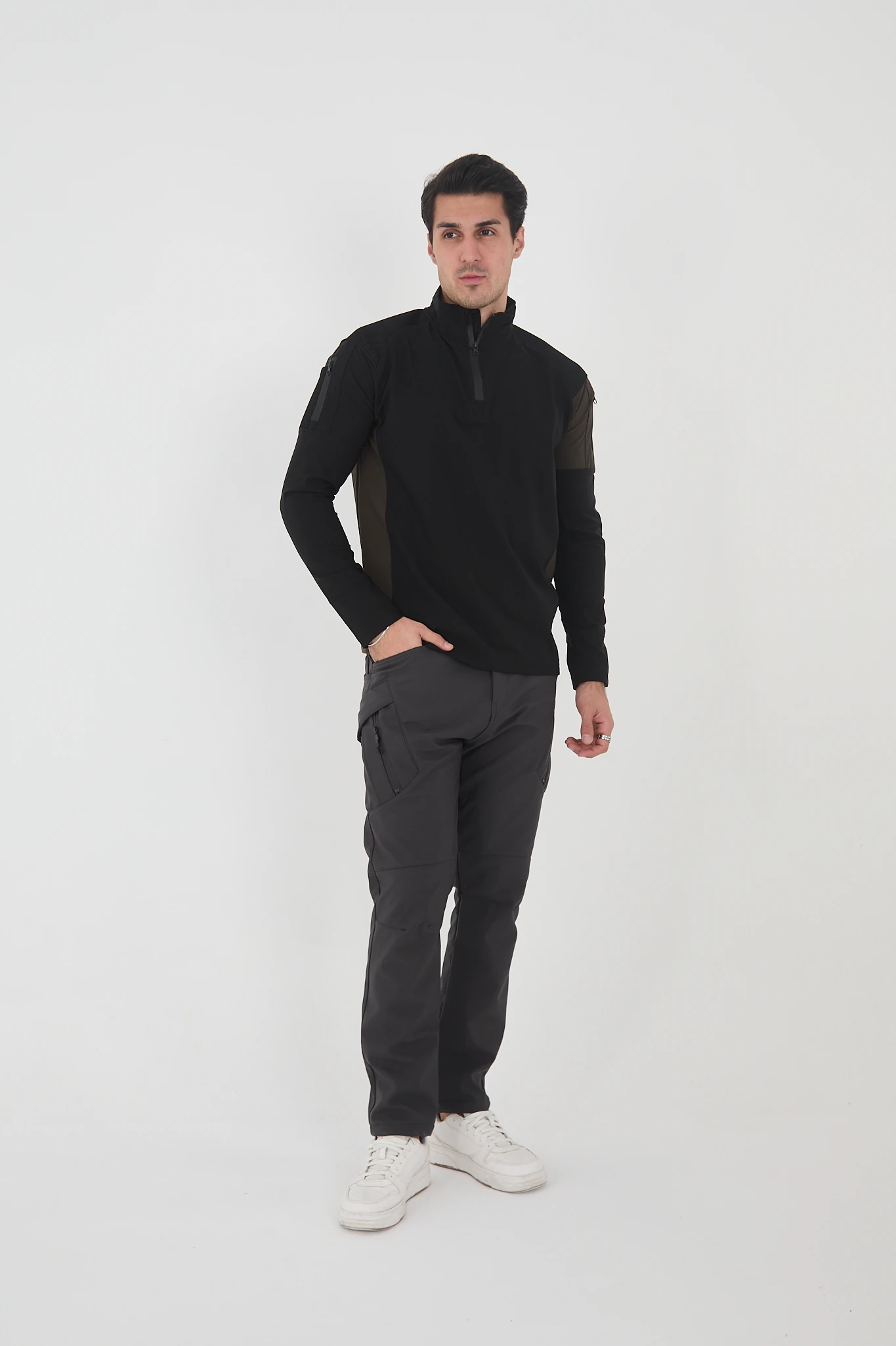 Camp594 Outdoor Tactical Softshell Su & Rüzgara Dayanıklı Kışlık Erkek Taktik Pantolon