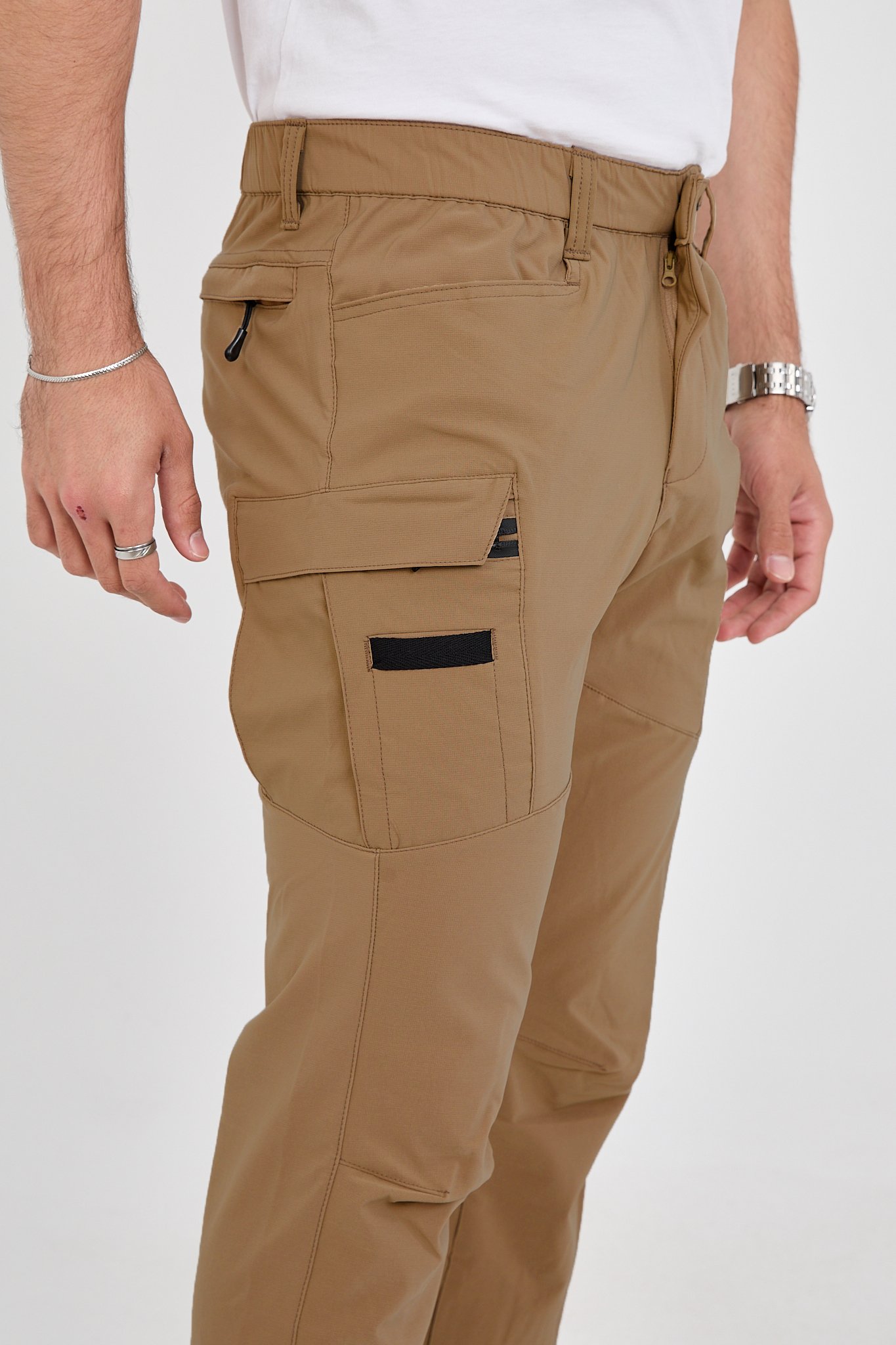 Camp525 / K51 Outdoor Tactical Su iticili Likralı Yazlık Erkek Taktik Pantolon - HARDAL