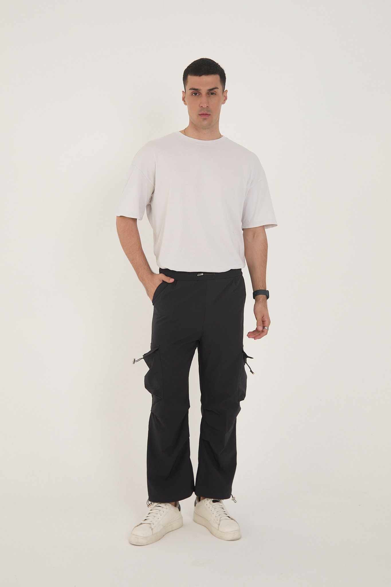 Camp550 Outdoor Tactical Kargo Cepli Ayarlanabilir Paçalı Oversize Erkek Jogger Taktik Pantolon