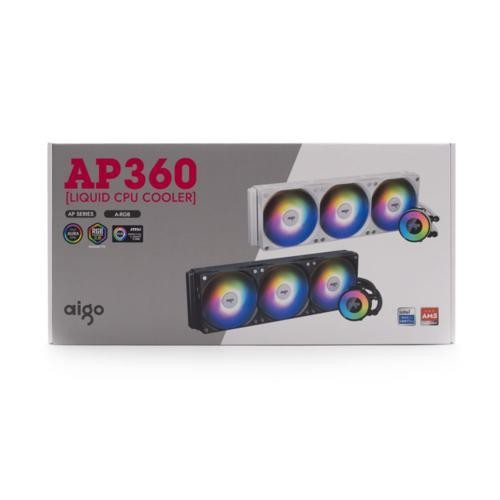 AIGO AP360 ARGB 360mm Beyaz Sıvı Soğutma 1700AM5
