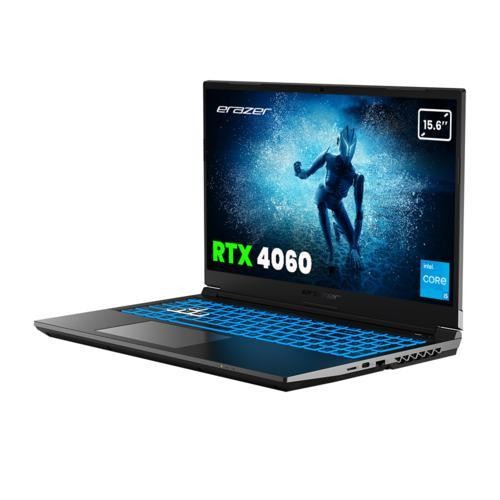 ERAZER Deputy P60i MD62747 i5-13420H 16GB 512GB RTX4060 15.6 DOS  3 Yıl Garanti, FHD 144Hz, 2x8GB DDR4 3200MHz