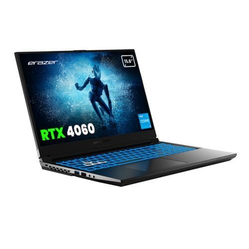 ERAZER Deputy P60i MD62747 i5-13420H 16GB 512GB RTX4060 15.6 DOS  3 Yıl Garanti, FHD 144Hz, 2x8GB DDR4 3200MHz