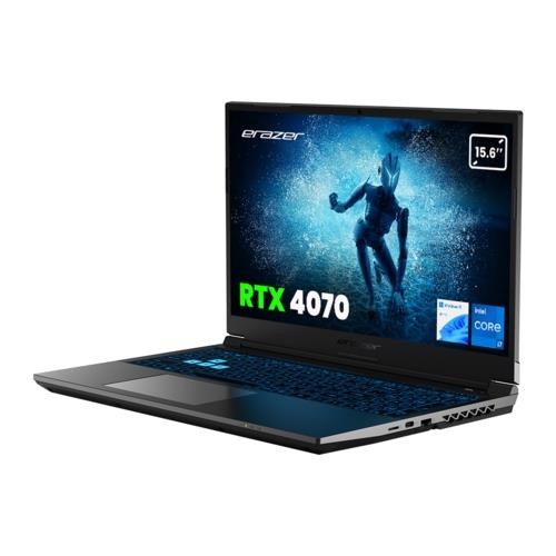 ERAZER Deputy P60 MD62624 i7-13620H 16GB 1TB RTX4070 15.6 W11H  3 Yıl Garanti, FHD 144Hz, 2x8GB DDR4 3200MHz