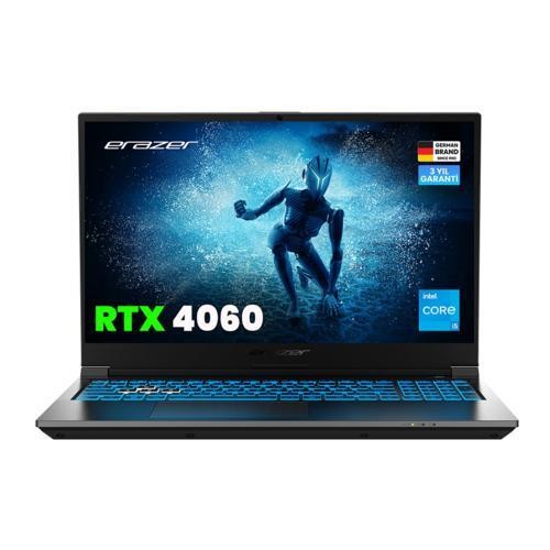 ERAZER Deputy P60i MD62747 i5-13420H 16GB 512GB RTX4060 15.6 DOS  3 Yıl Garanti, FHD 144Hz, 2x8GB DDR4 3200MHz